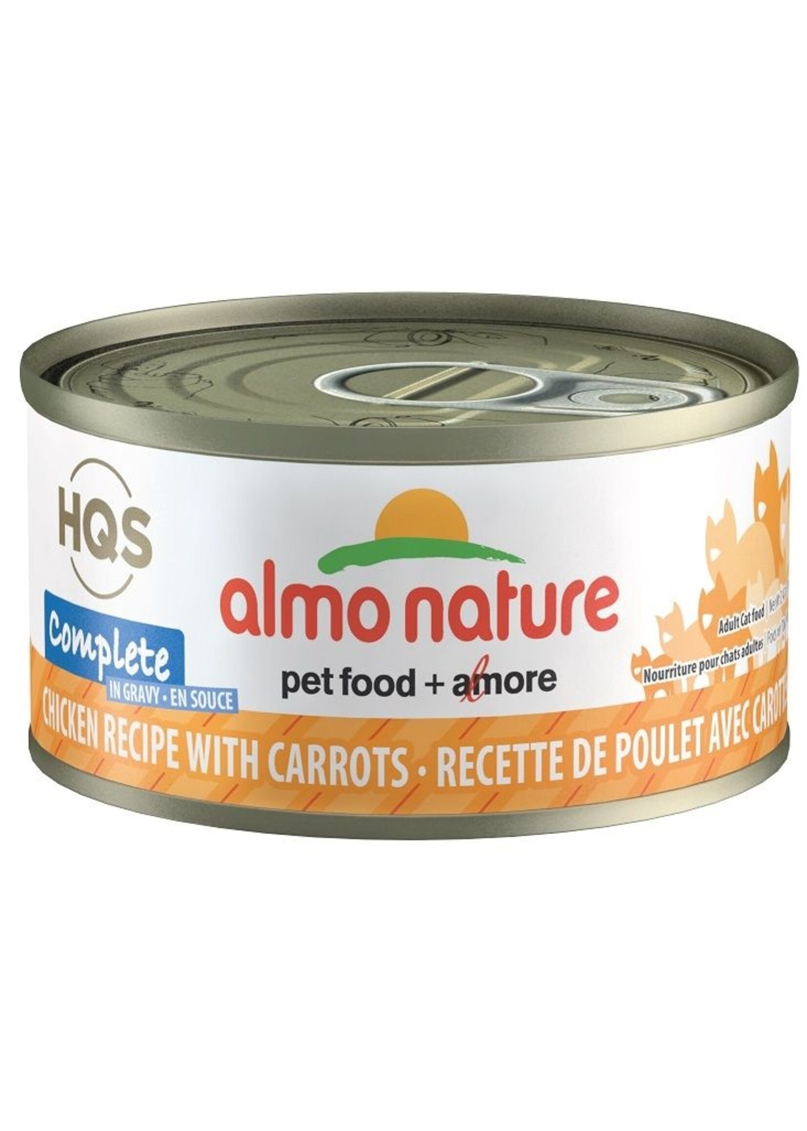 almo Nature Almo Nature Cat HQS Complete Chicken w/ Carrots in Gravy 70gm