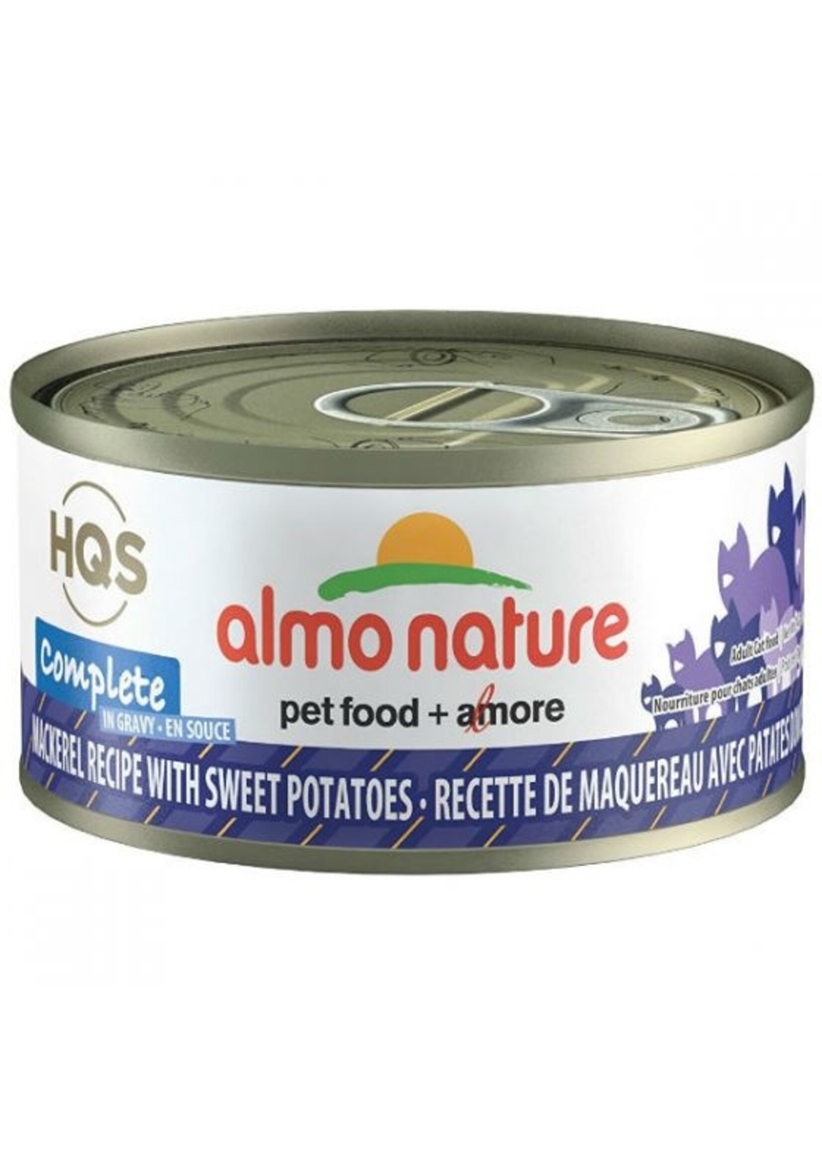 almo Nature Almo Nature Cat HQS Complete Mackerel w/ Sweet Potatoes in Gravy 24/70gm
