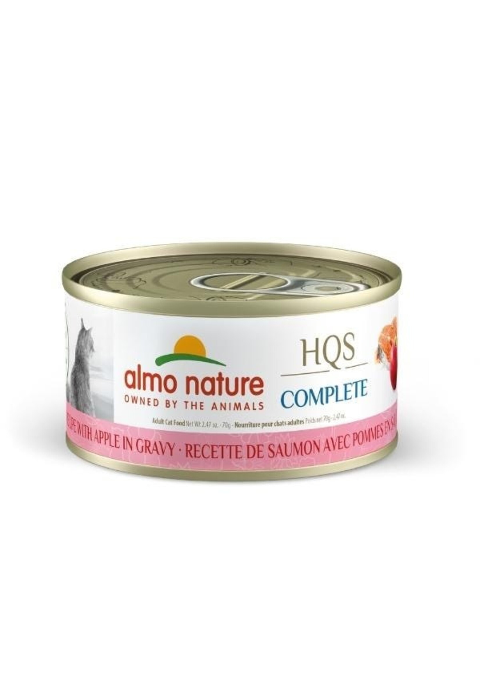 almo Nature Almo Nature Cat HQS Complete Salmon w/ Apples in Gravy 70gm