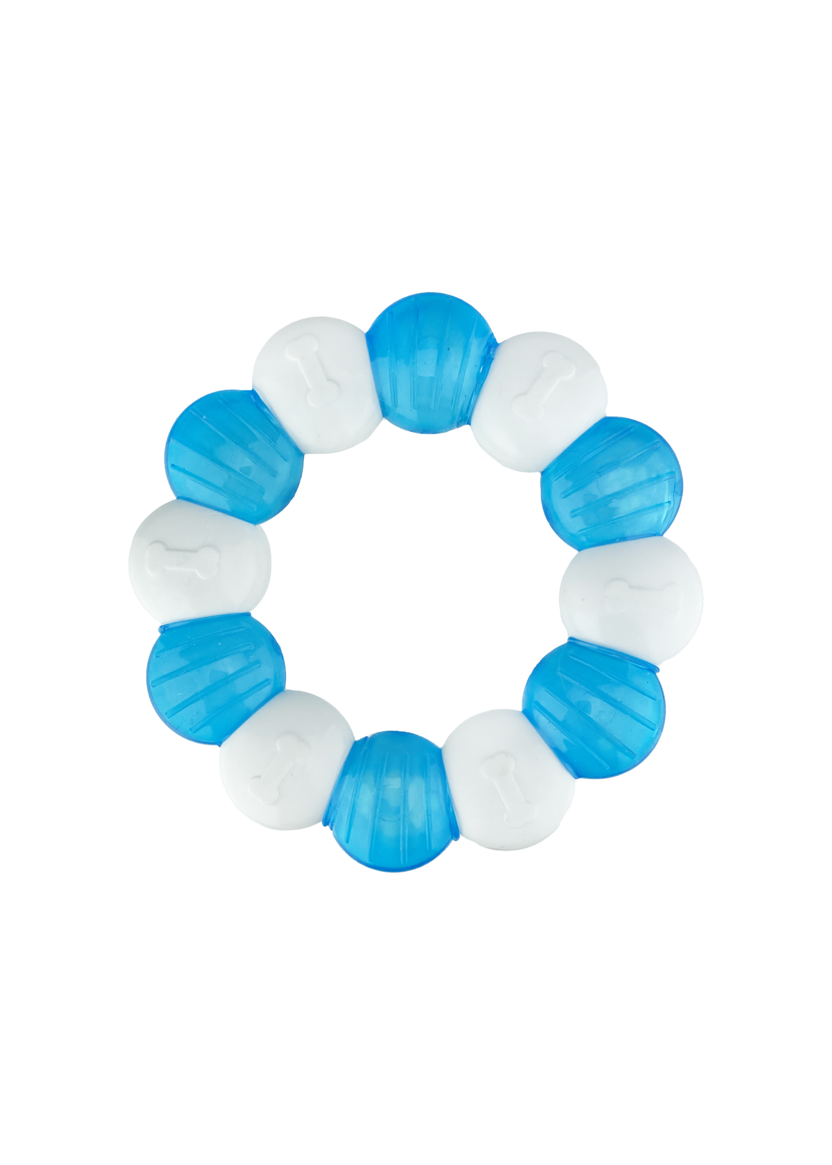 Multipet Multipet Canine Clean Peppermint Nubby Ring 3" Dog Toy for Small Breed & Puppy