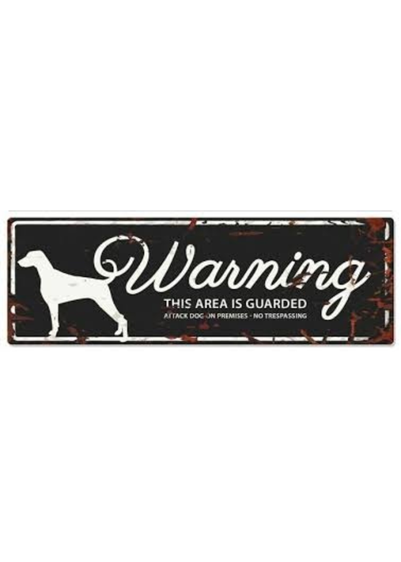 D&D Home Collection Warning Sign Rectangle