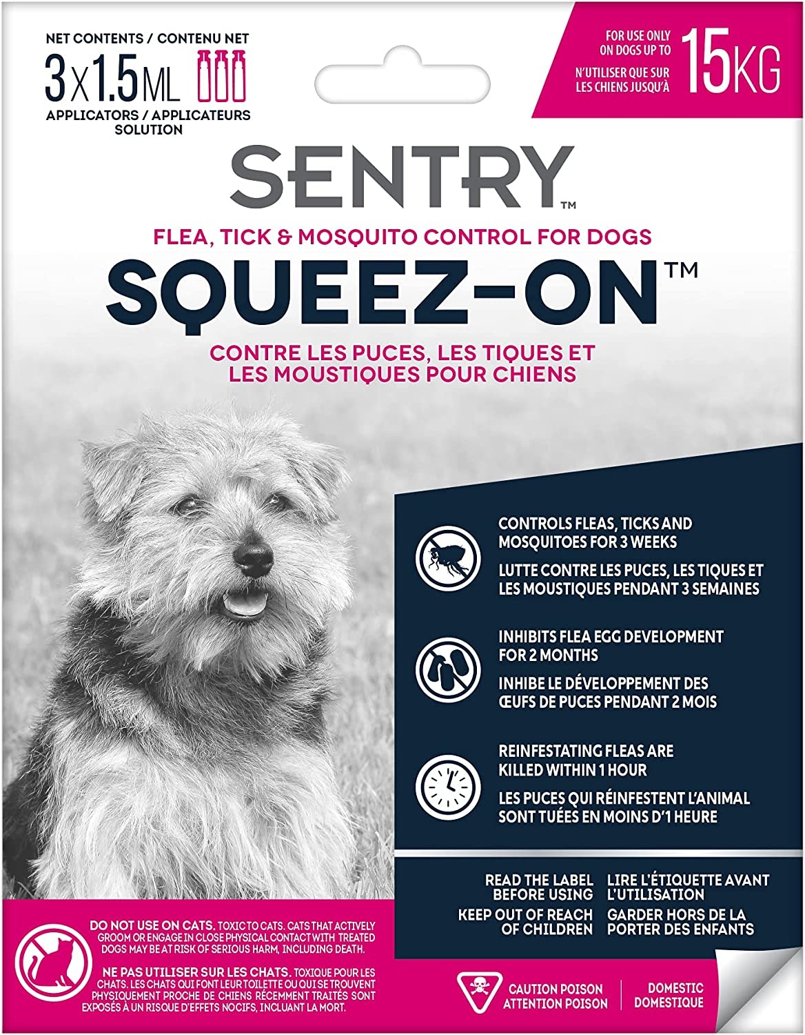Mosquito control top for dogs