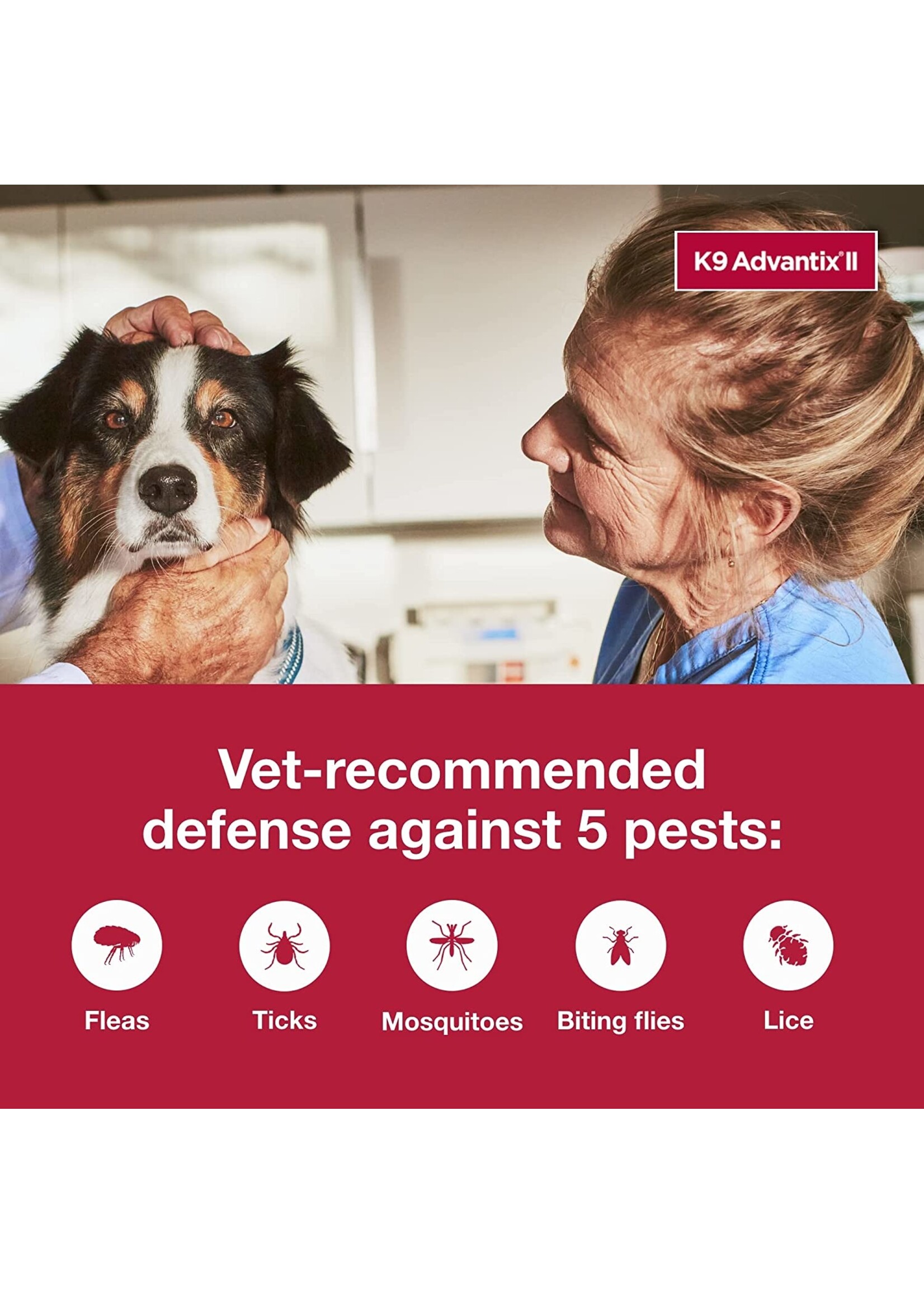 Bayer Advantix K9 Advantix II 4 Dose 2.5ml Large Dog 11 - 25kg