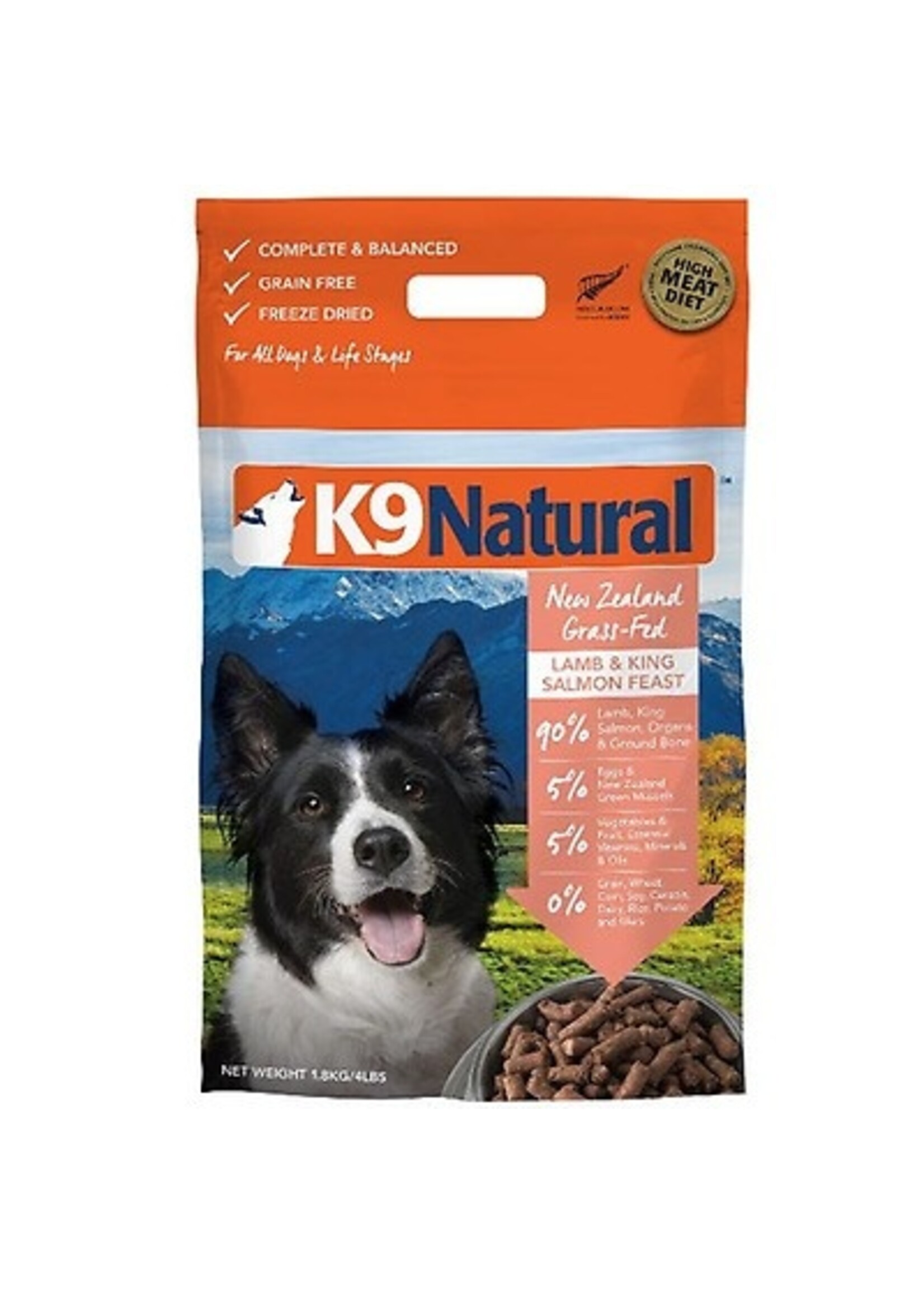 K9 Natural K9 Natural Lamb & Salmon Freeze Dried 500g