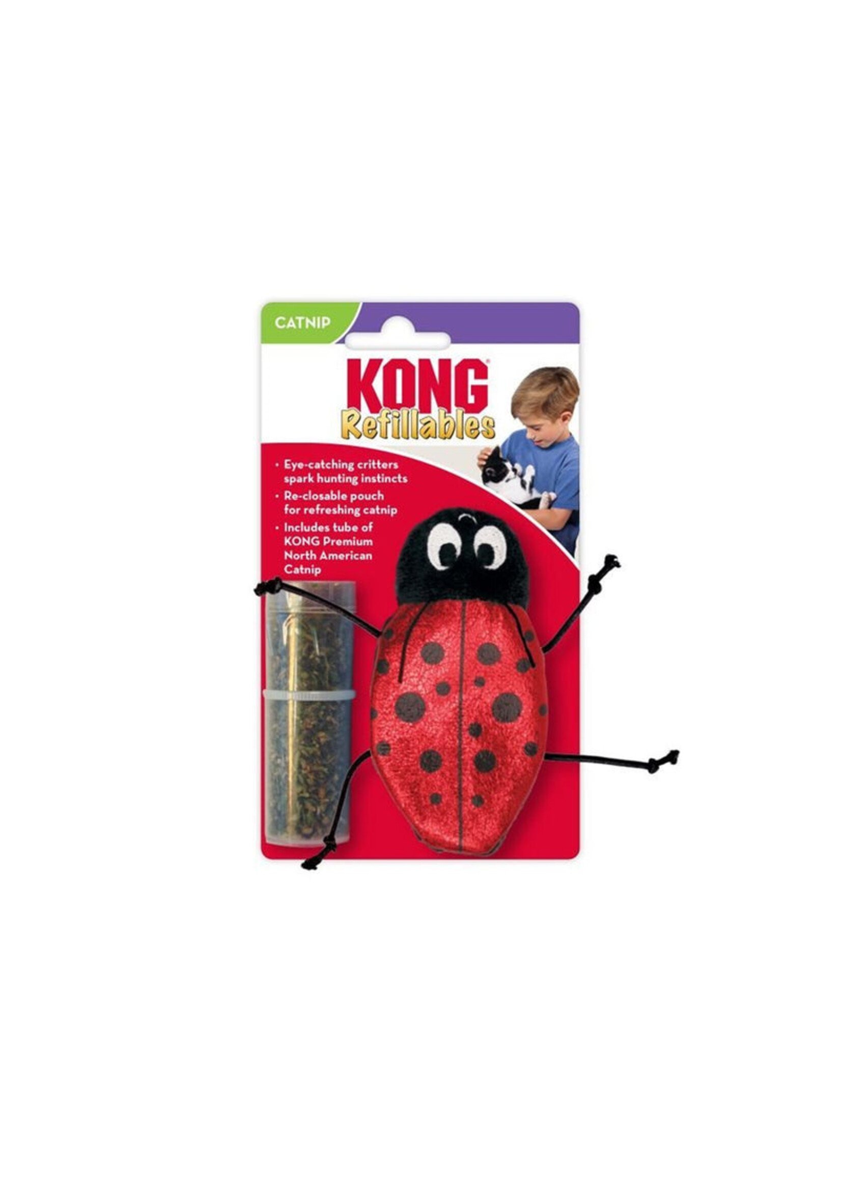 Kong Kong Refillables Ladybug Cat Toy
