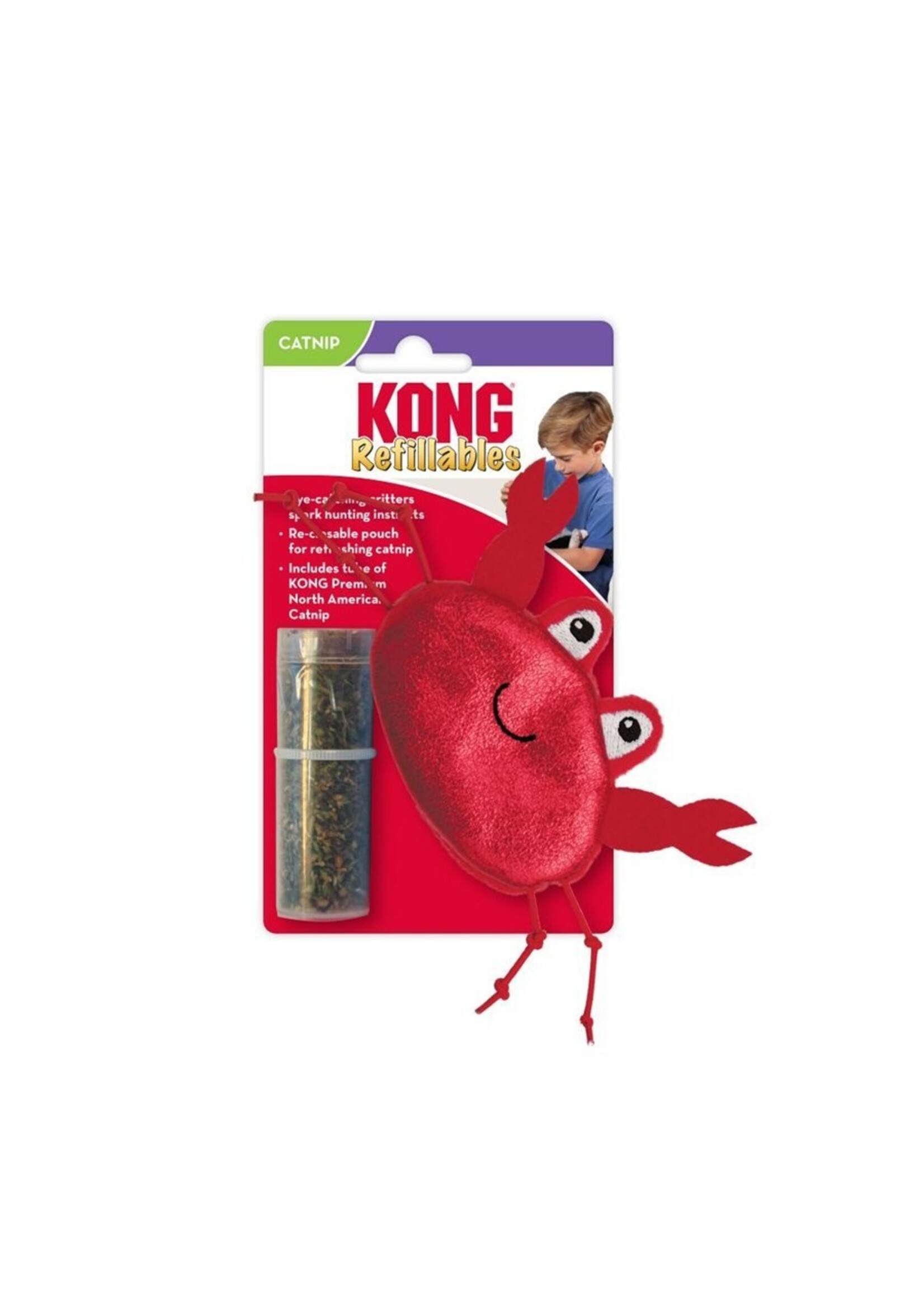 Kong Kong Refillables Crab Cat Toy