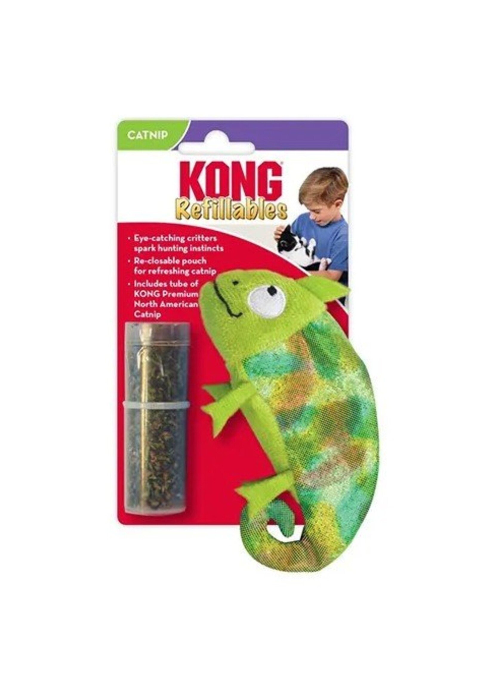 Kong Kong Refillables Chameleon Cat Toy