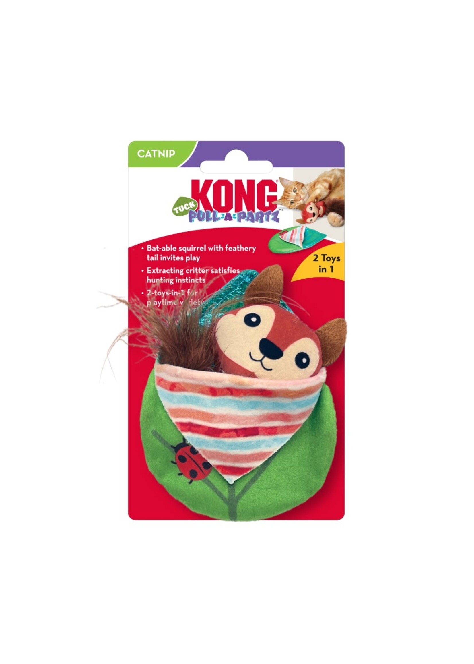Kong Kong Pull-A-Partz Tuck Catnip