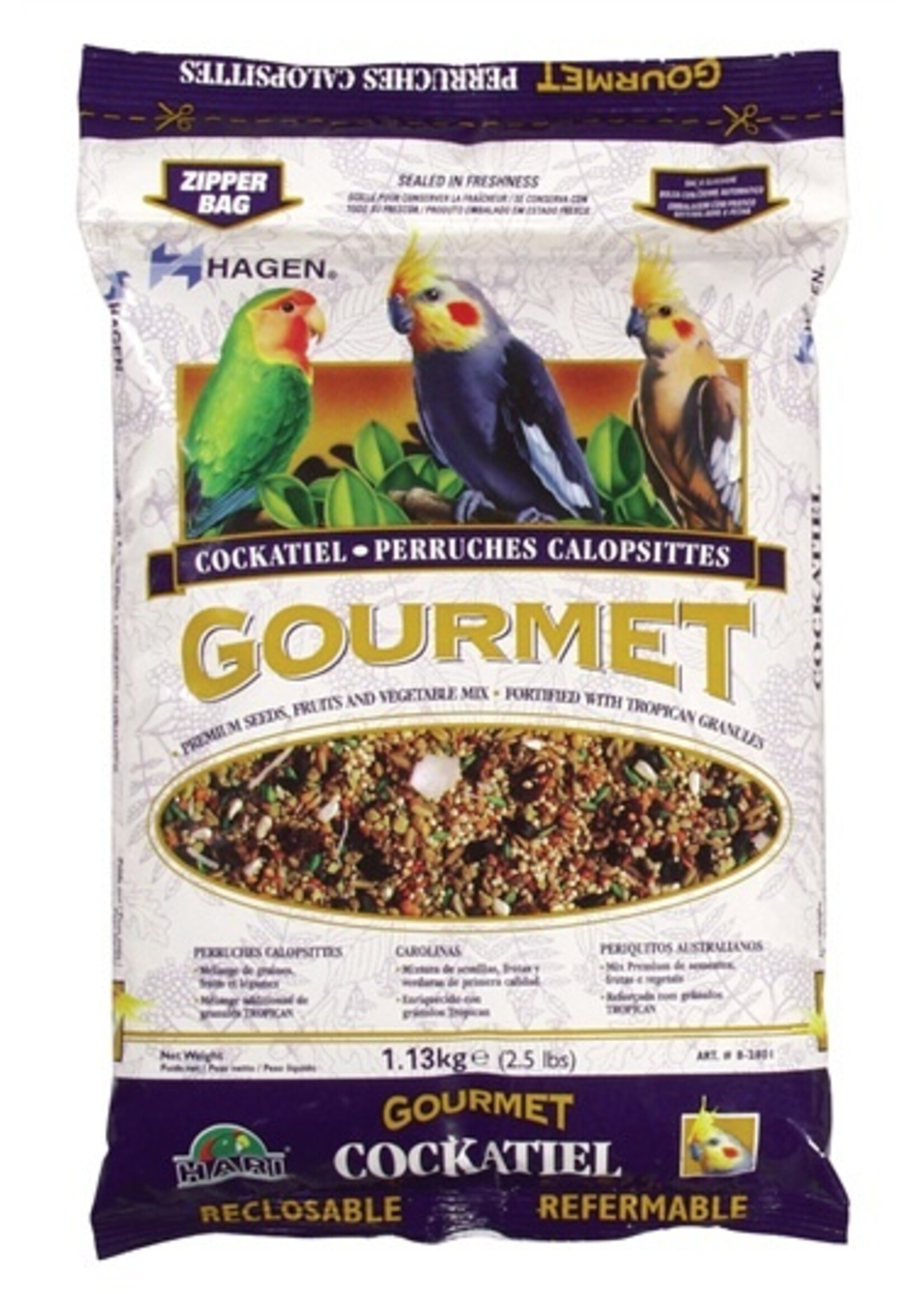 Hagen Hagen Gourmet Seed Mix for Cockatiels and Small Hookbills 2.5lb