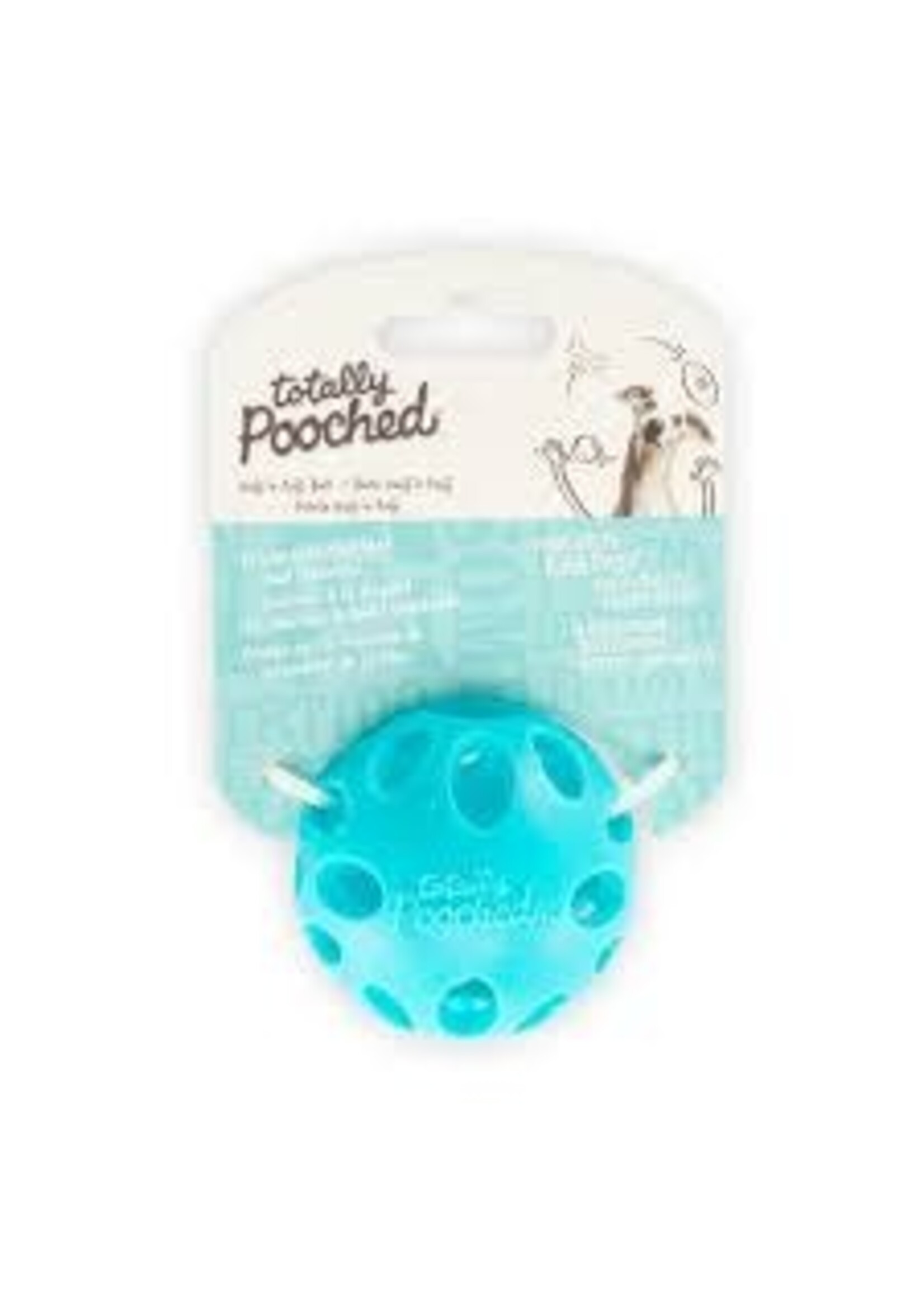 Totally Pooched Totally Pooched Huff'n Puff Rubber Ball