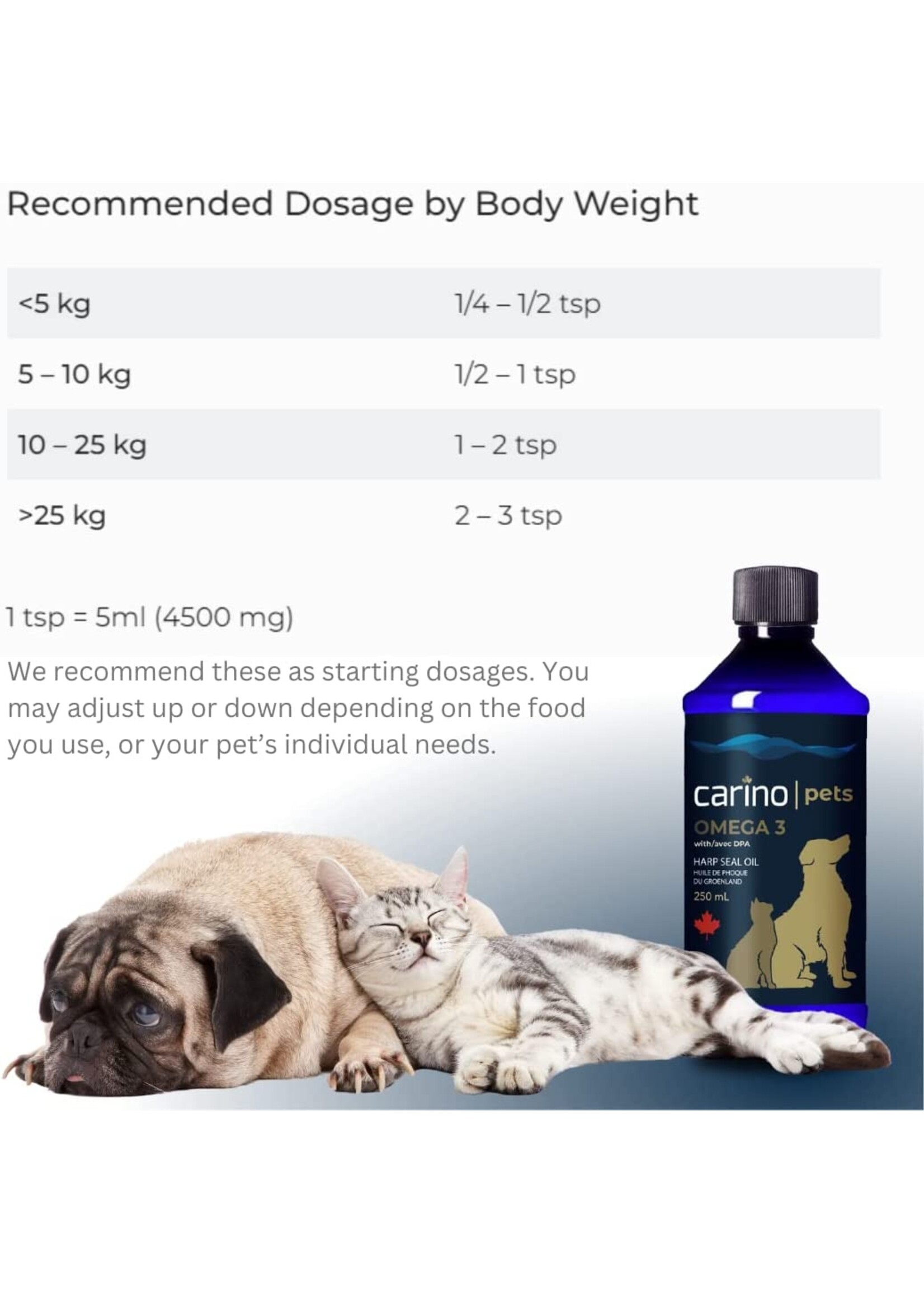 Carino Carino Harp Seal Omega 3 Oil