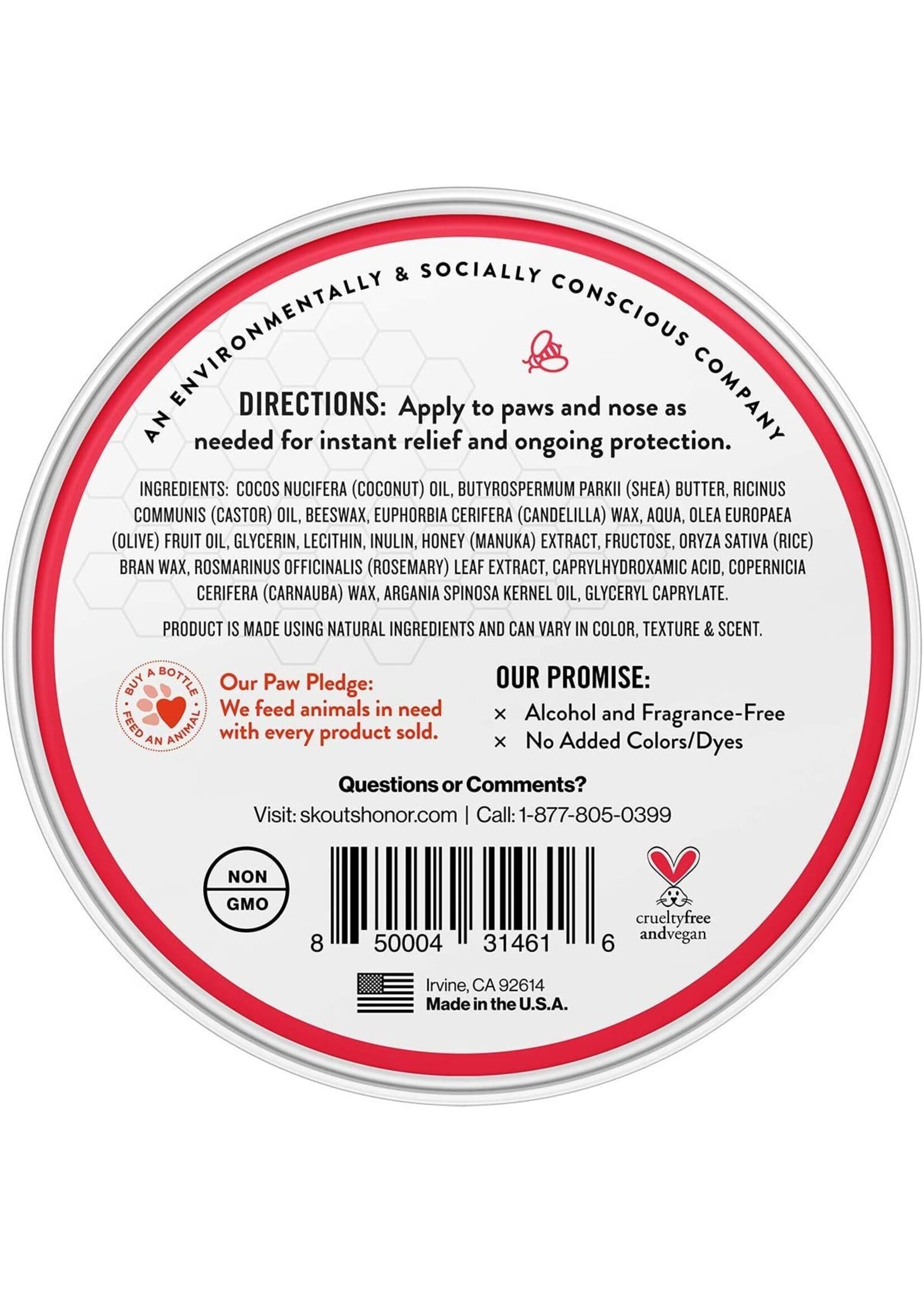 Skout's Honor Skout's Honor Moisturizing Pet Balm 2oz