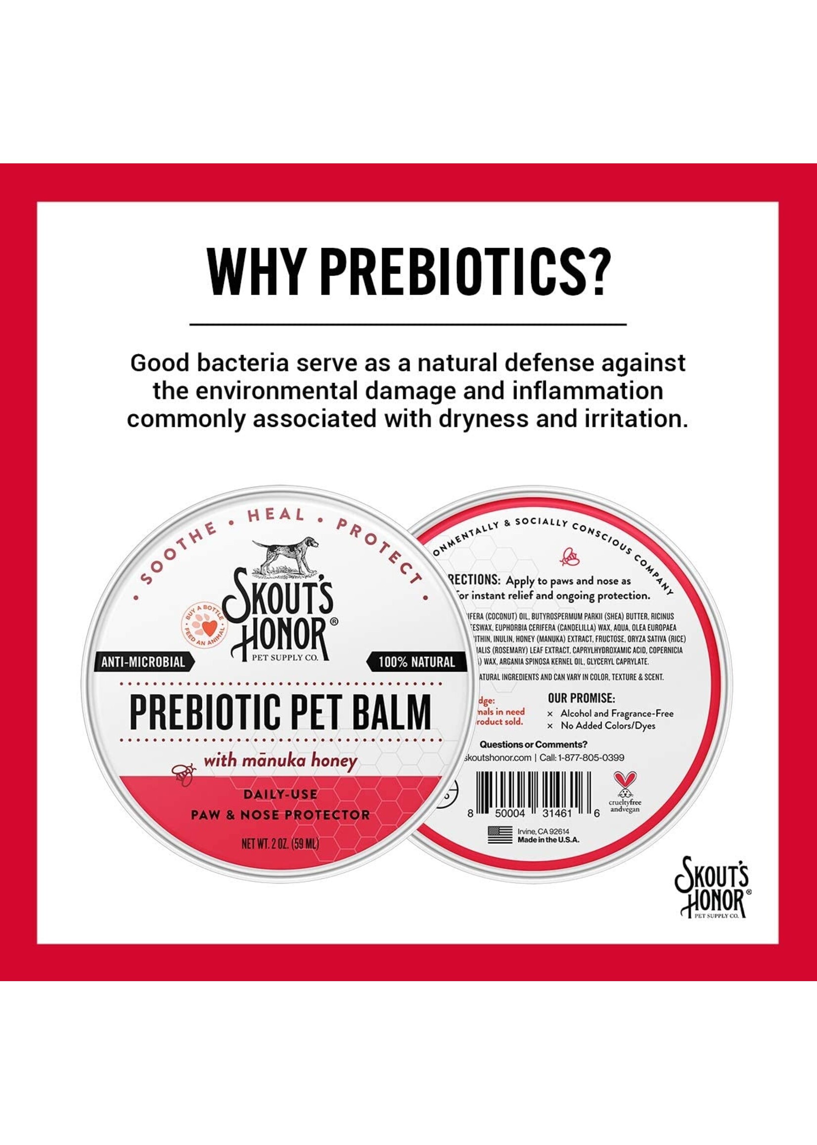 Skout's Honor Skout's Honor Moisturizing Pet Balm 2oz