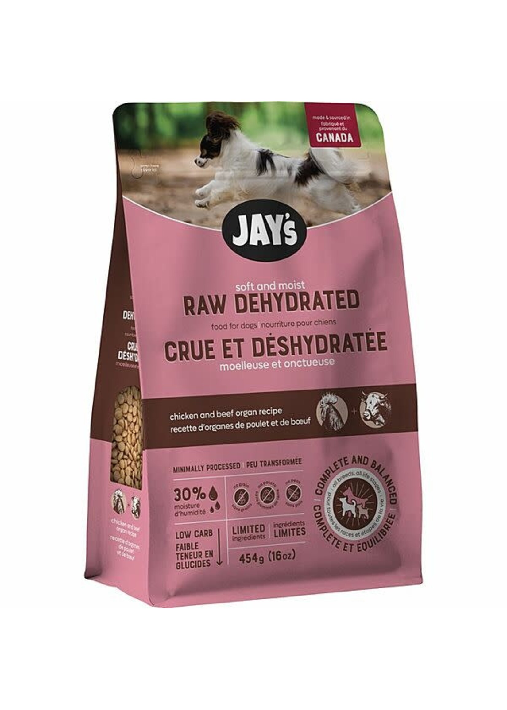 Jay's Jay's Soft & Moist Raw Dehyrated Chicken & Beef Organ