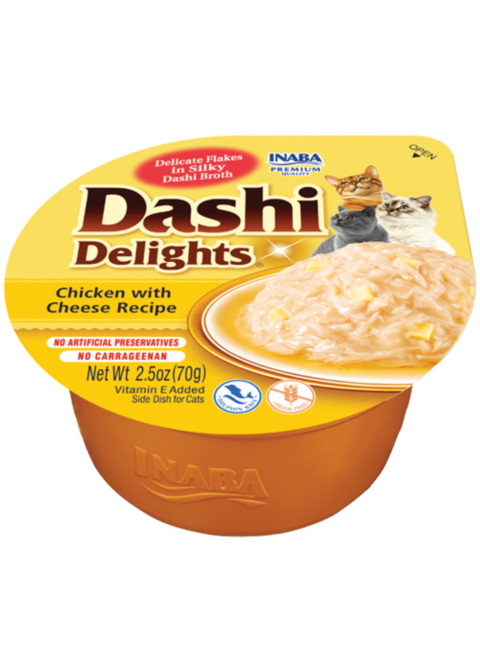 Inaba Inaba Dashi Delights Chicken w/ Cheese 2.5oz x 6pack