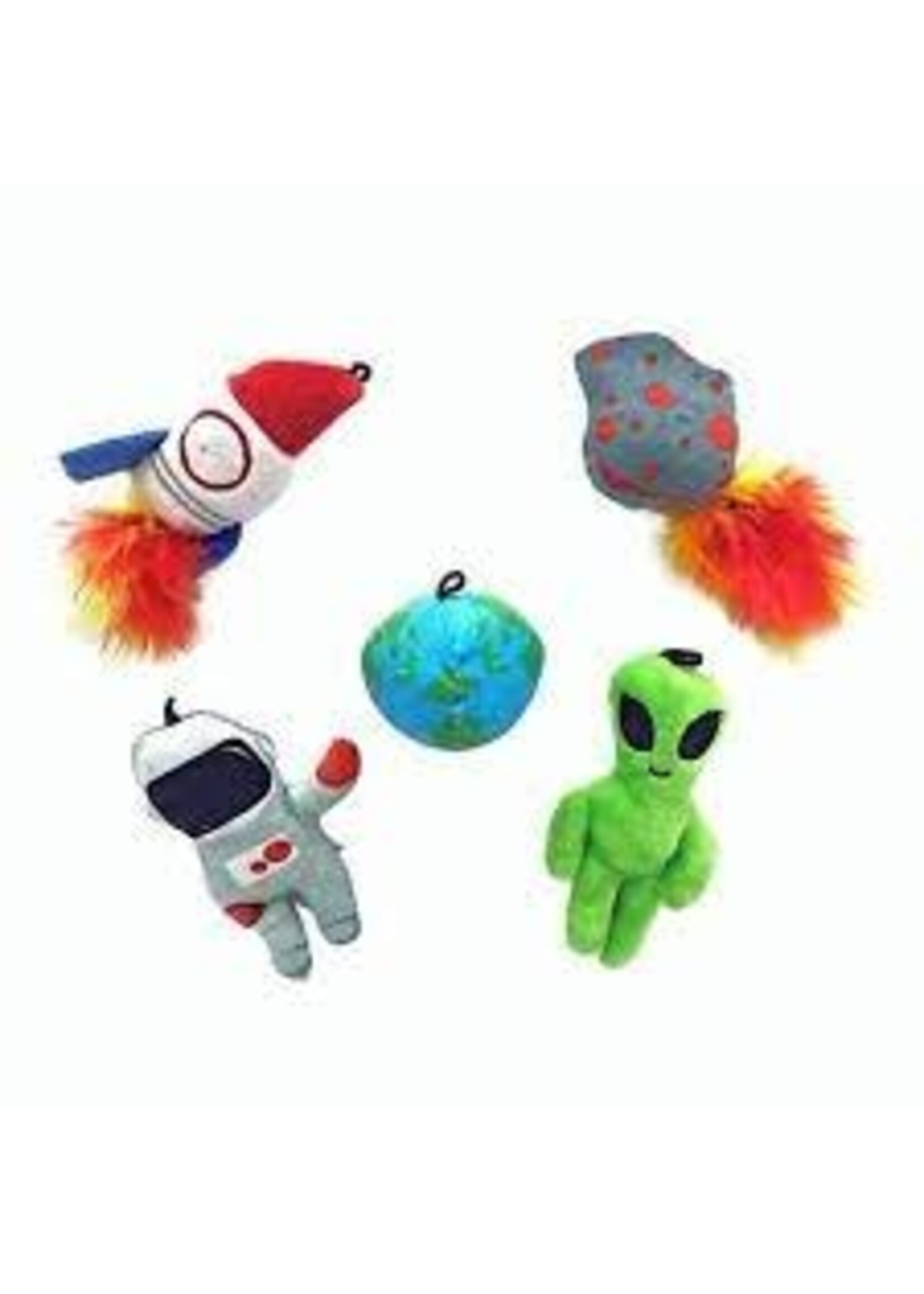 Fabdog FabCat Outer Space Cat Toys Assorted