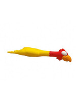 Budz Budz Latex Dog Toy w/ Squeaker Yellow Chicken