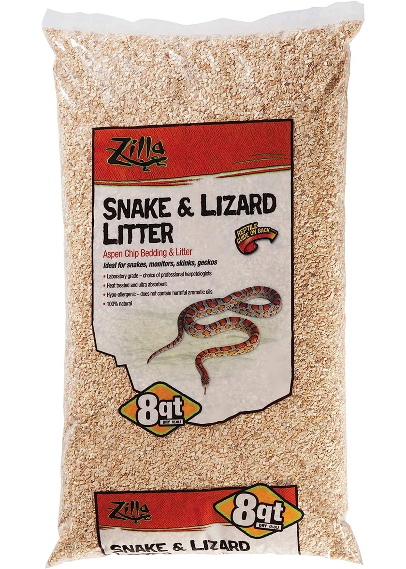 Zilla Zilla Aspen Snake & Lizard Bedding 8quart