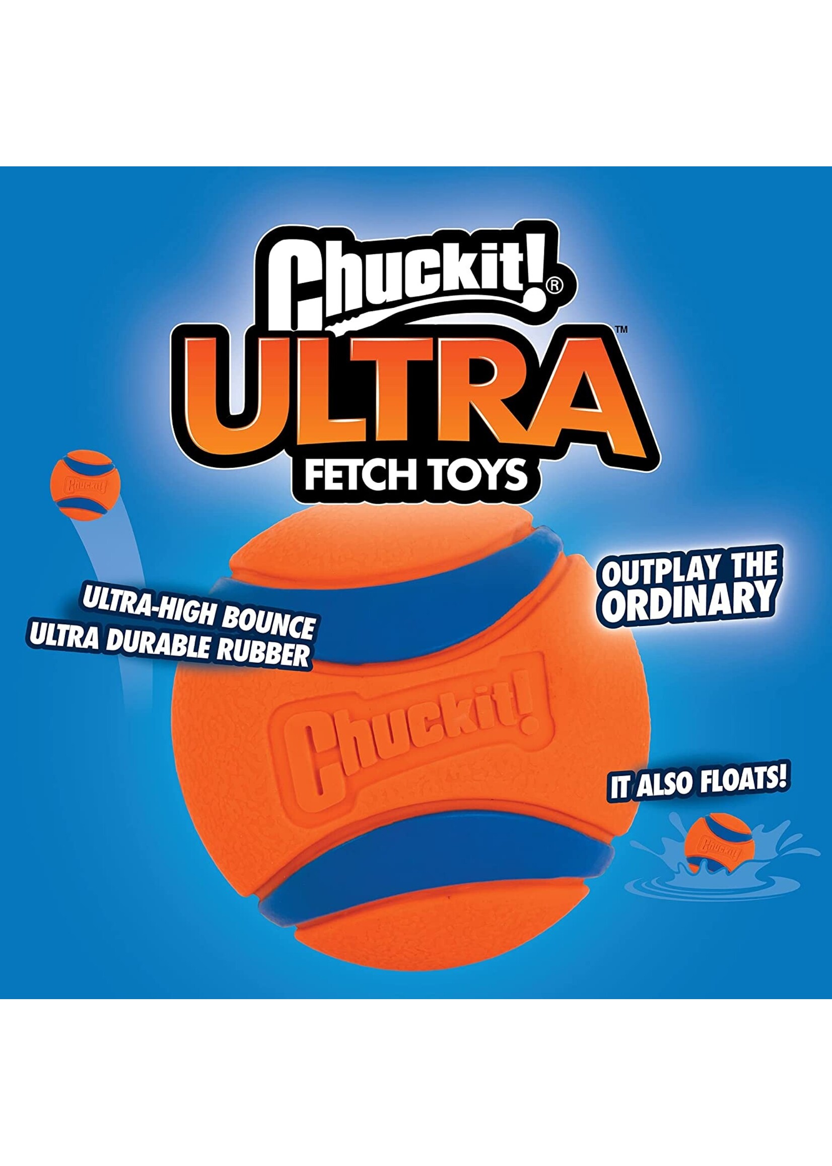 Canine Hardware Chuck It! Bucket w/ Ultra Ball Medium 8pk