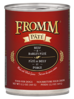 Fromm Family Pet Food Fromm Dog Beef & Barley Pate 12.2oz single