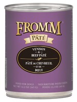Fromm Family Pet Food Fromm Dog Venison & Beef Pate 12oz single