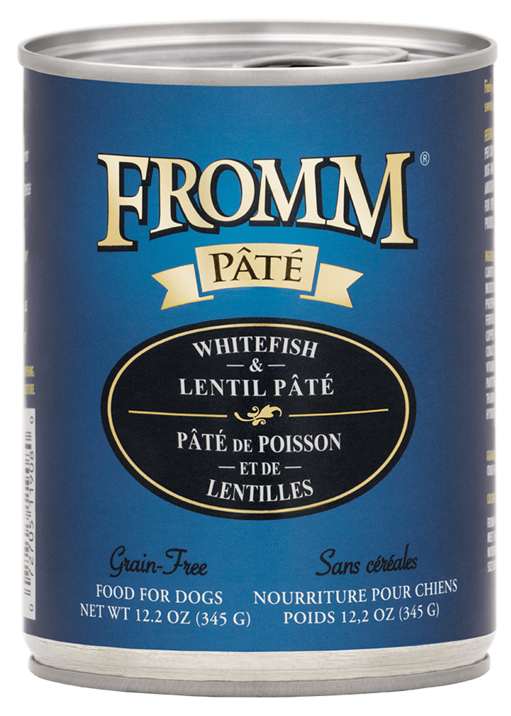 Fromm Family Pet Food Fromm Dog GF Whitefish & Lentil Pate 12.2oz single