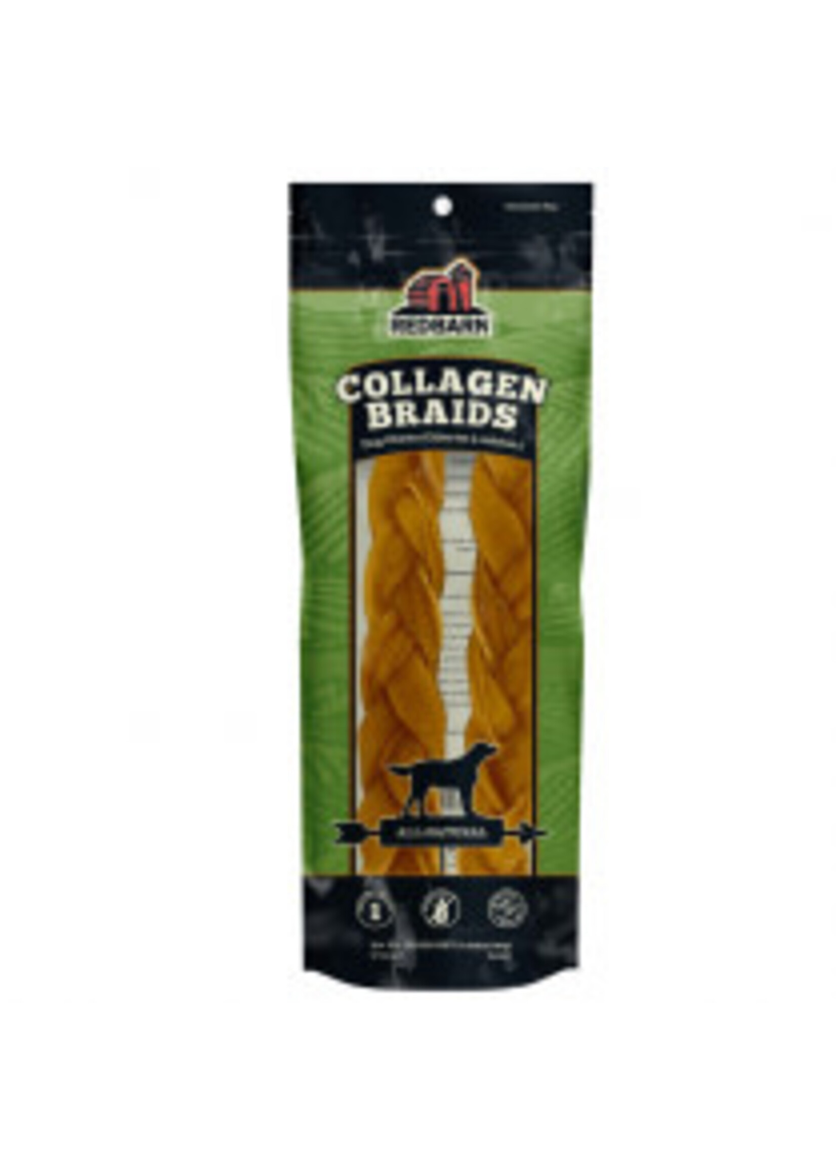 Redbarn Redbarn Collagen Braid Large 2pack
