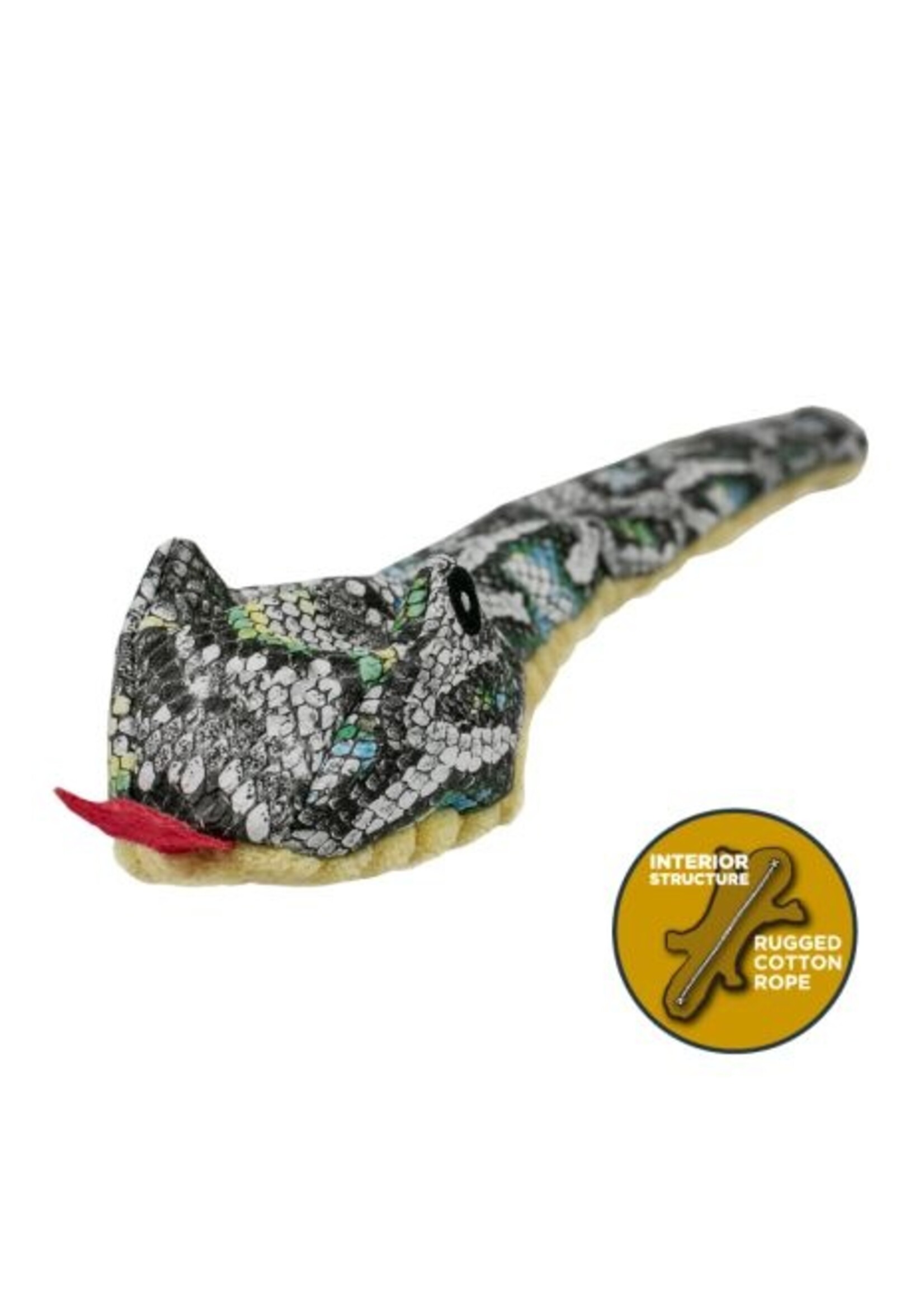 Tall Tails Tall Tails Stuffless Snake Squeaker Toy 16"