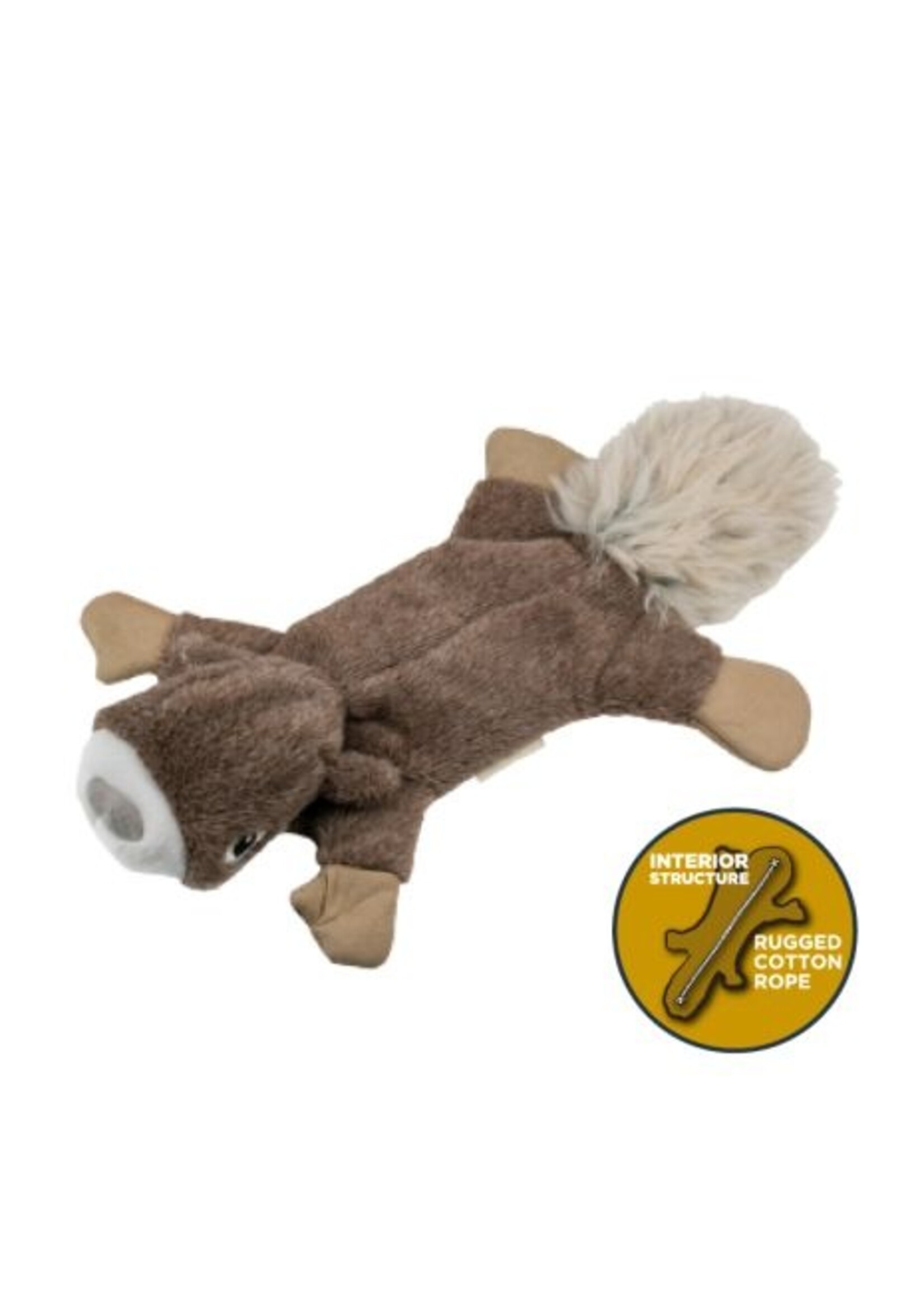 Tall Tails Tall Tails Stuffless Squirrel Squeak Toy 16"