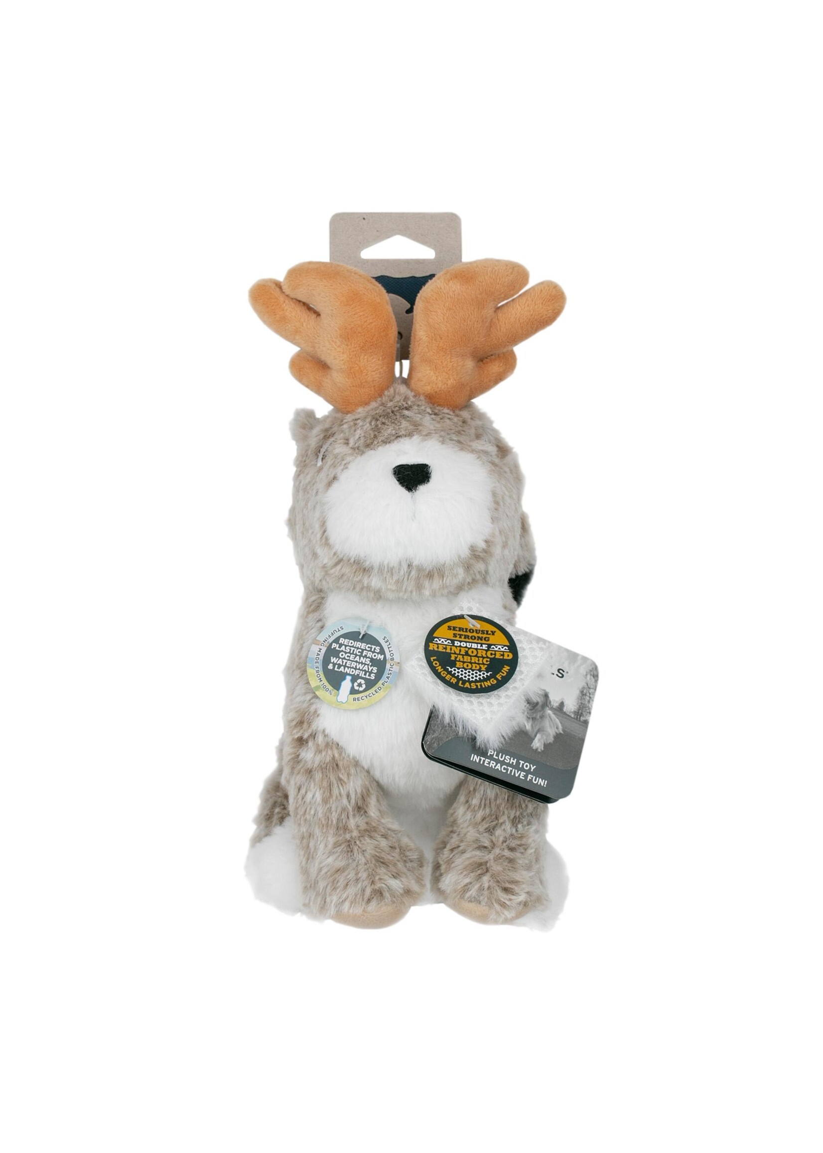 Tall Tails Tall Tails Plush Jackalope Twitchy Toy 8"