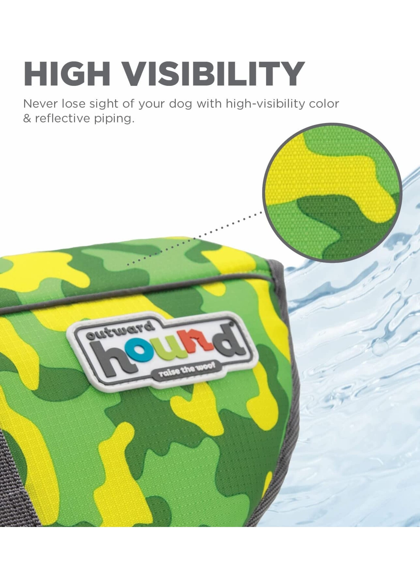 Outward Hound Outward Hound Granby Splash Life Jacket Camo