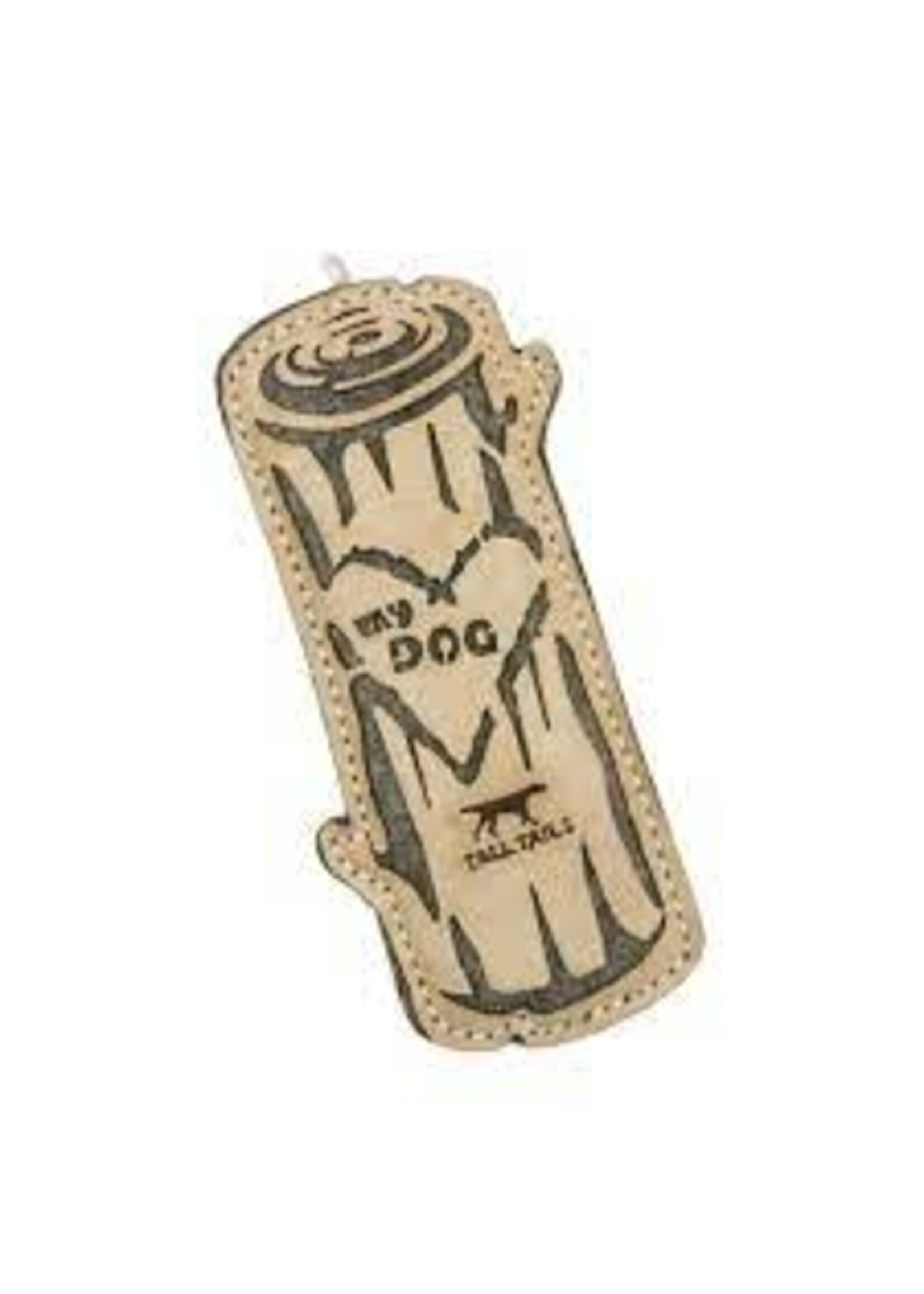 Tall Tails Tall Tails Natural Leather & Wool Dog Toy
