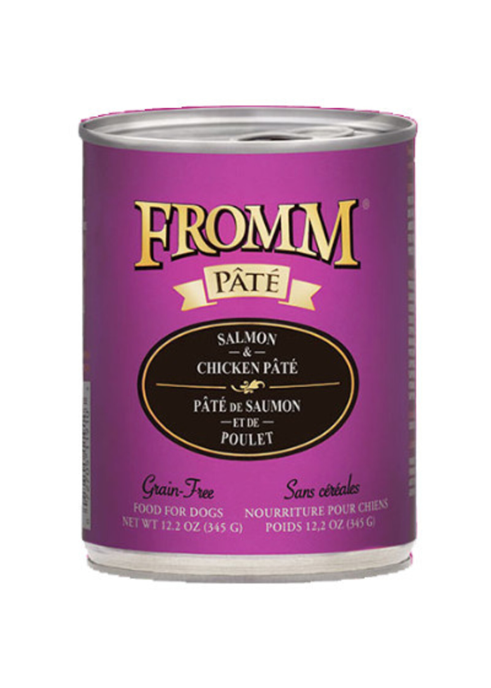 Fromm Family Pet Food Fromm Dog GF Salmon & Chicken Pate 12 oz  single