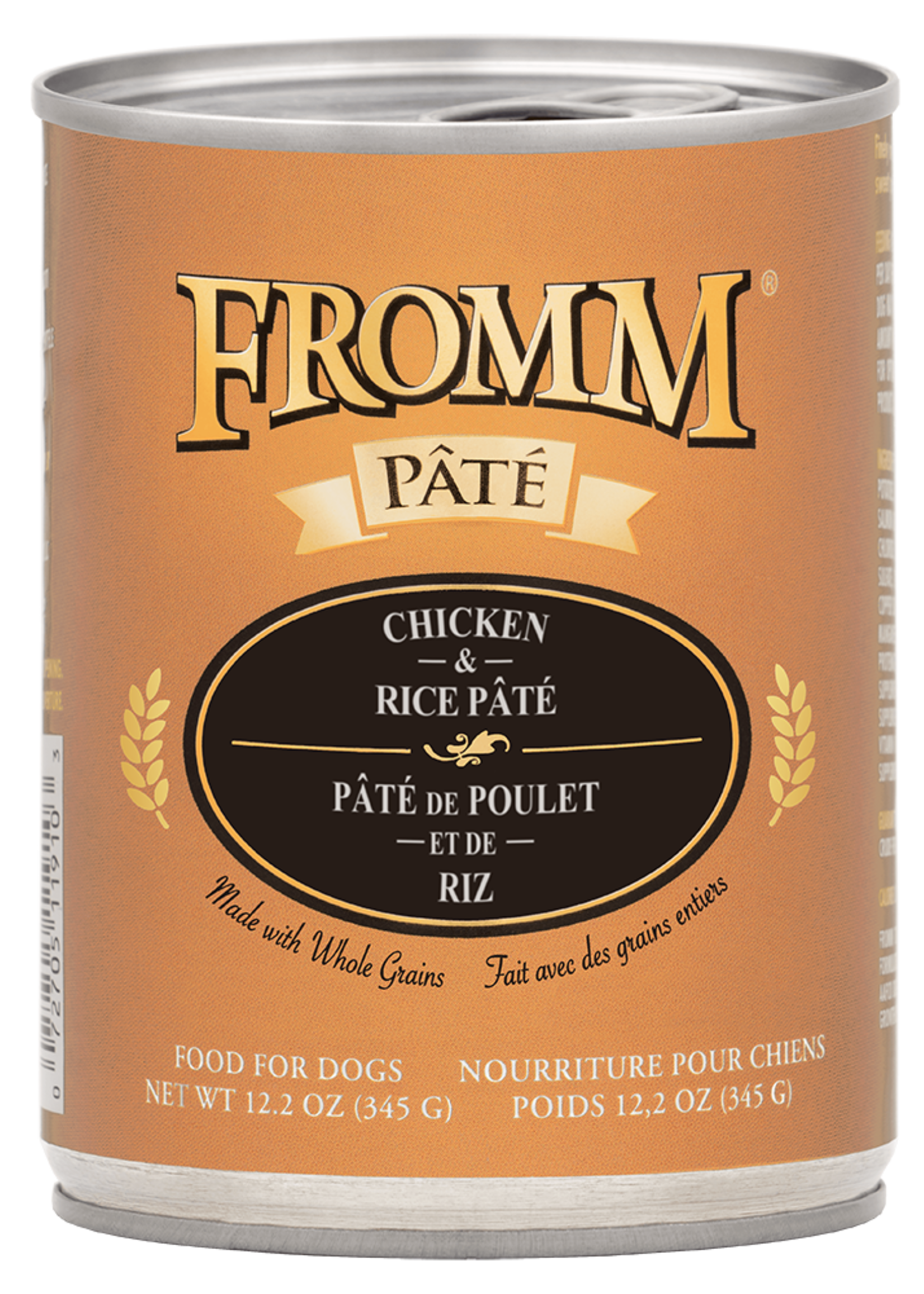 Fromm Family Pet Food Fromm Dog Chicken & Rice Pate 12.2oz single