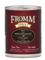 Fromm Family Pet Food Fromm Dog GF Beef & Sweet Potato Pate 12.2oz  single