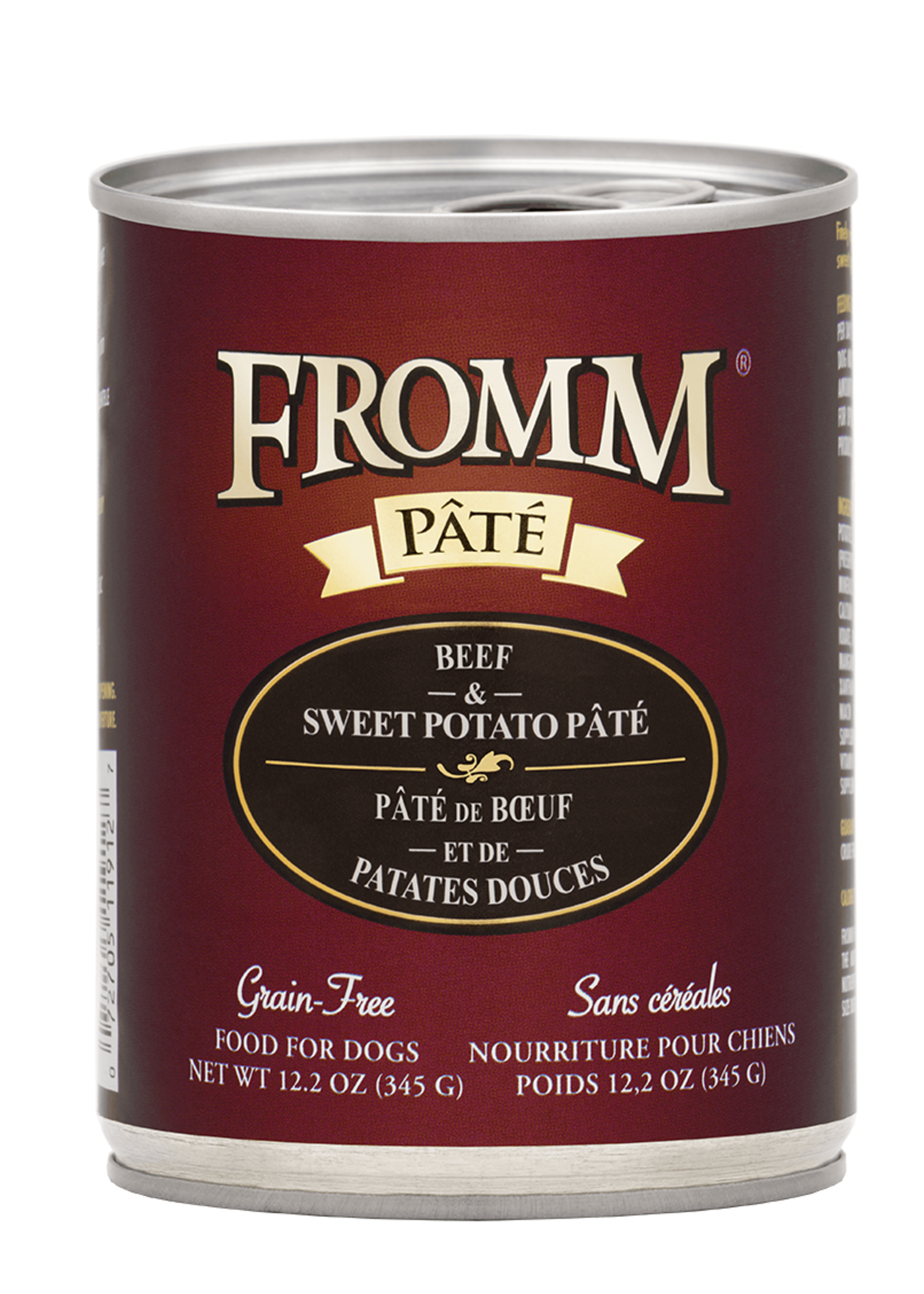 Fromm Family Pet Food Fromm Dog GF Beef & Sweet Potato Pate 12.2oz  single