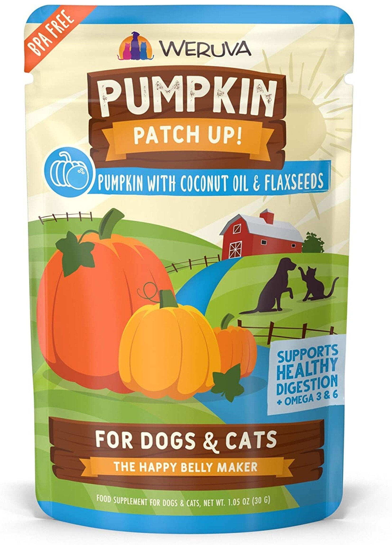 Weruva Weruva Pumpkin Patch Up! Pumpkin w/ Coconut Oil & Flaxseed 1.05 oz   single
