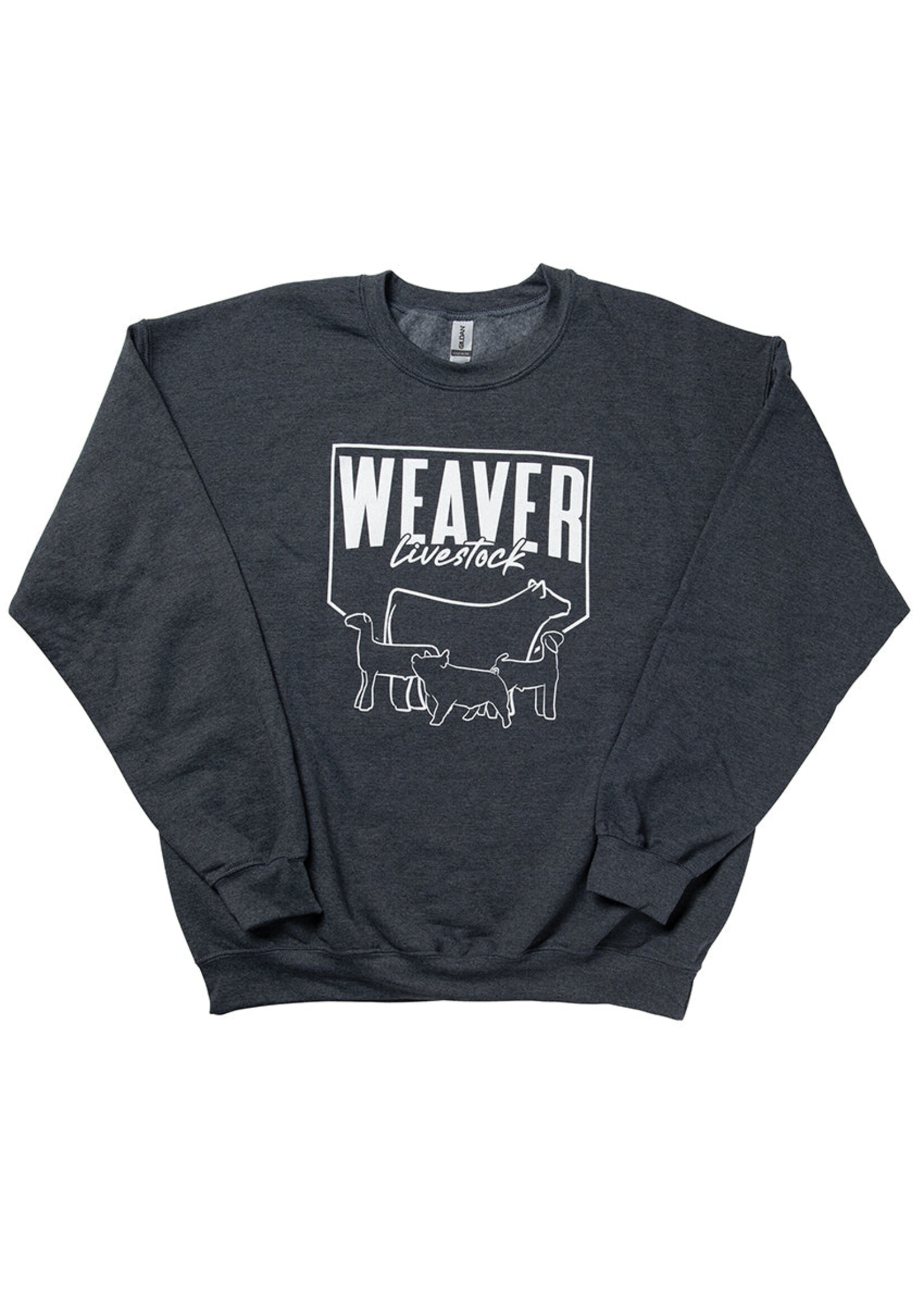 Weaver Livestock Weaver Livestock Crewneck Sweatshirt Grey