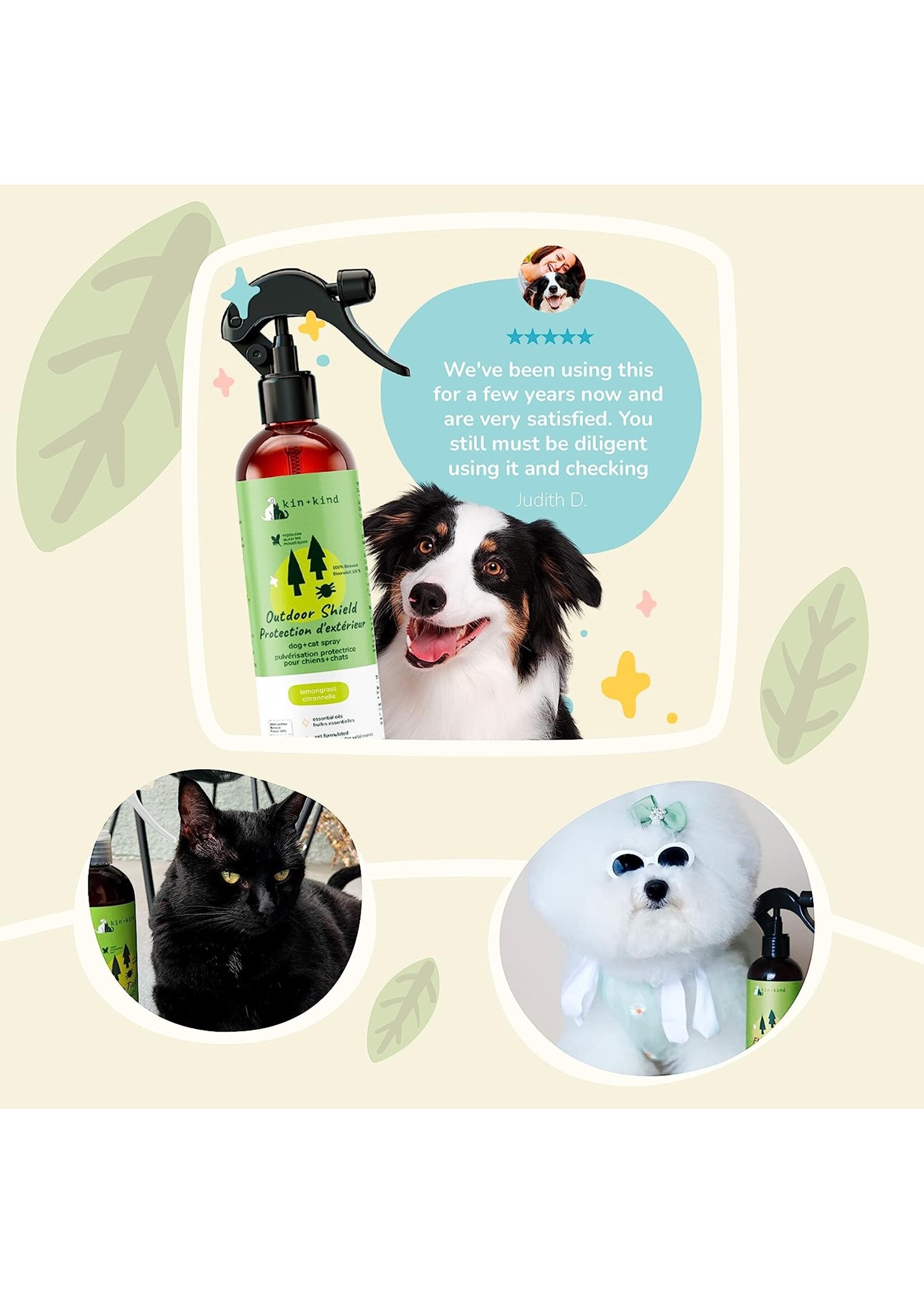 Kin + Kind Kin + Kind Outdoor Shield Spray Lemongrass 12oz