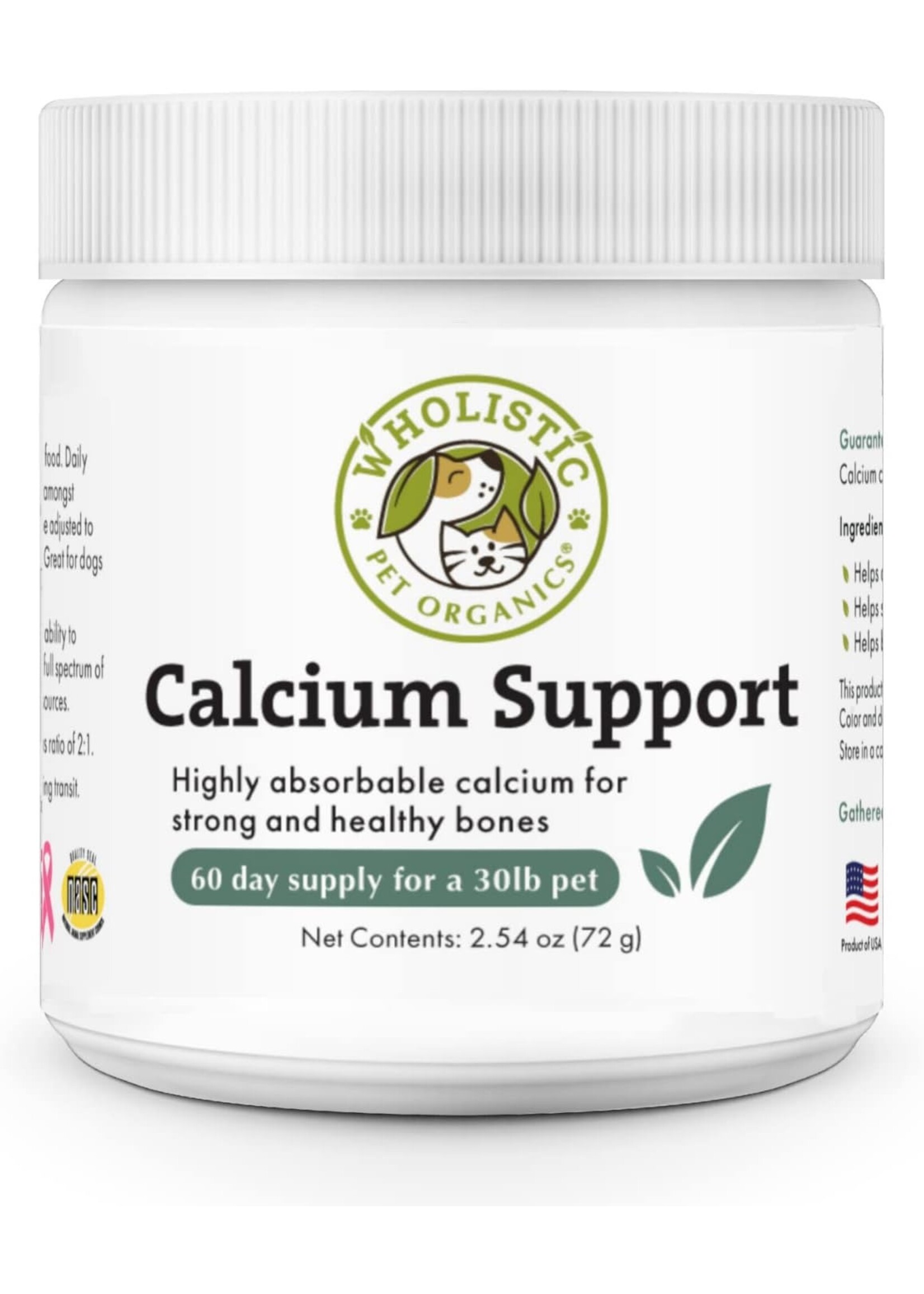 Wholistic Pet Organics Sea Coral Calcium 3oz