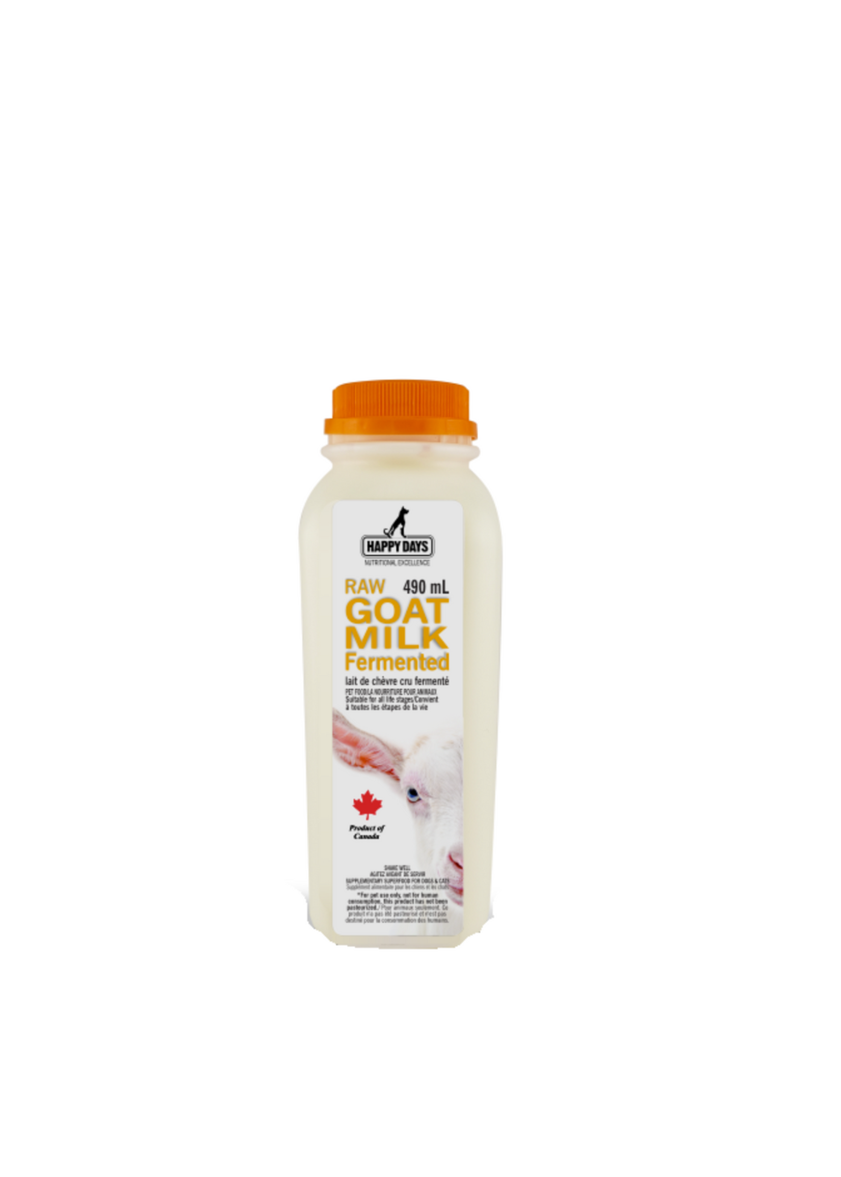Happy Days Dairies Happy Days Raw Fermented Goat Milk 490 ml
