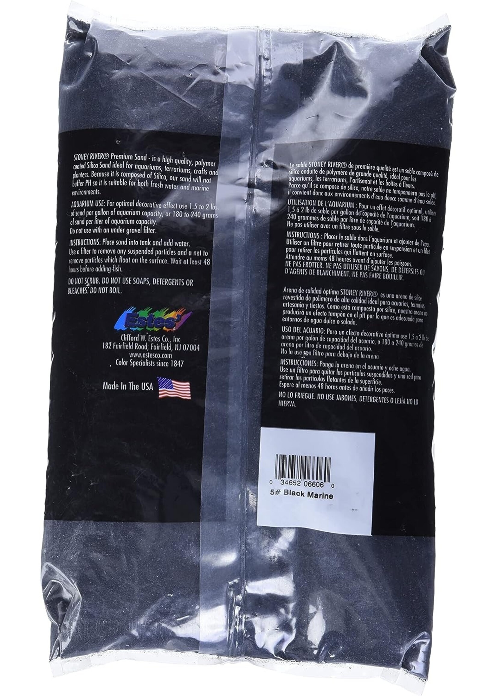 Estes Estes Aquatic Sand Black 5lb