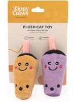 ZippyPaws Zippy Claws Nom Nomz Milk Tea & Taro Cat Toy