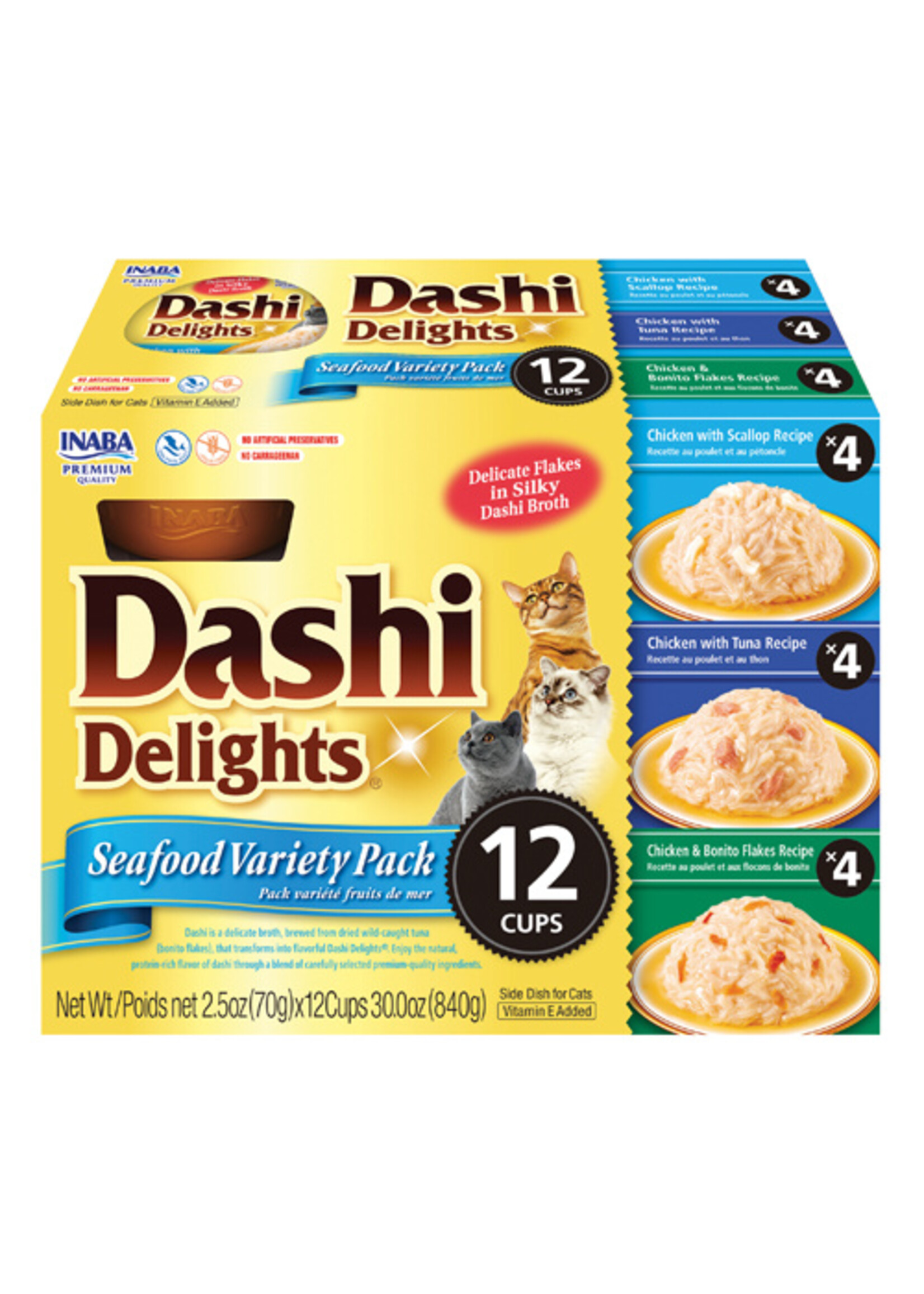 Inaba Inaba Dashi Delights Seafood Variety Pak 30oz 12cups