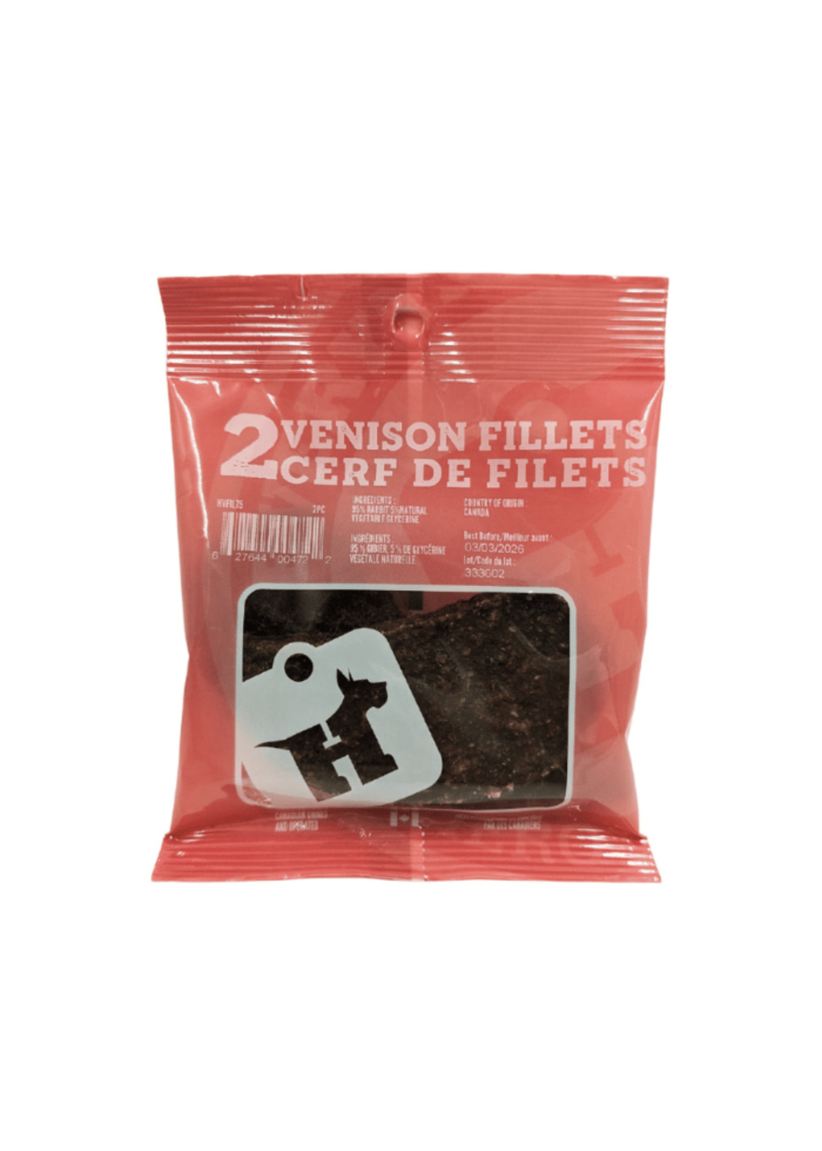 Hero Hero Venison Fillets 2pc 45g