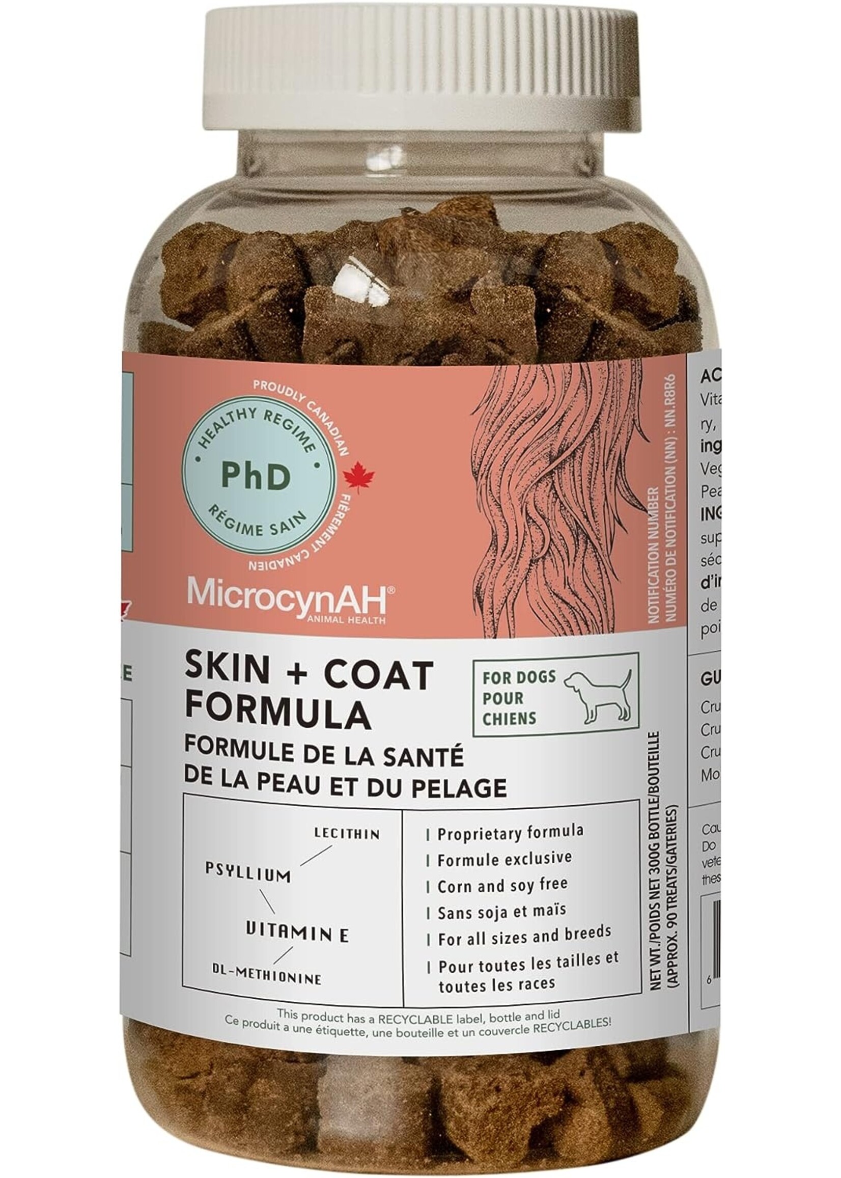 MicrocynAH MPP Microcryn PhD Skin & Coat Soft Chews Dog 300g