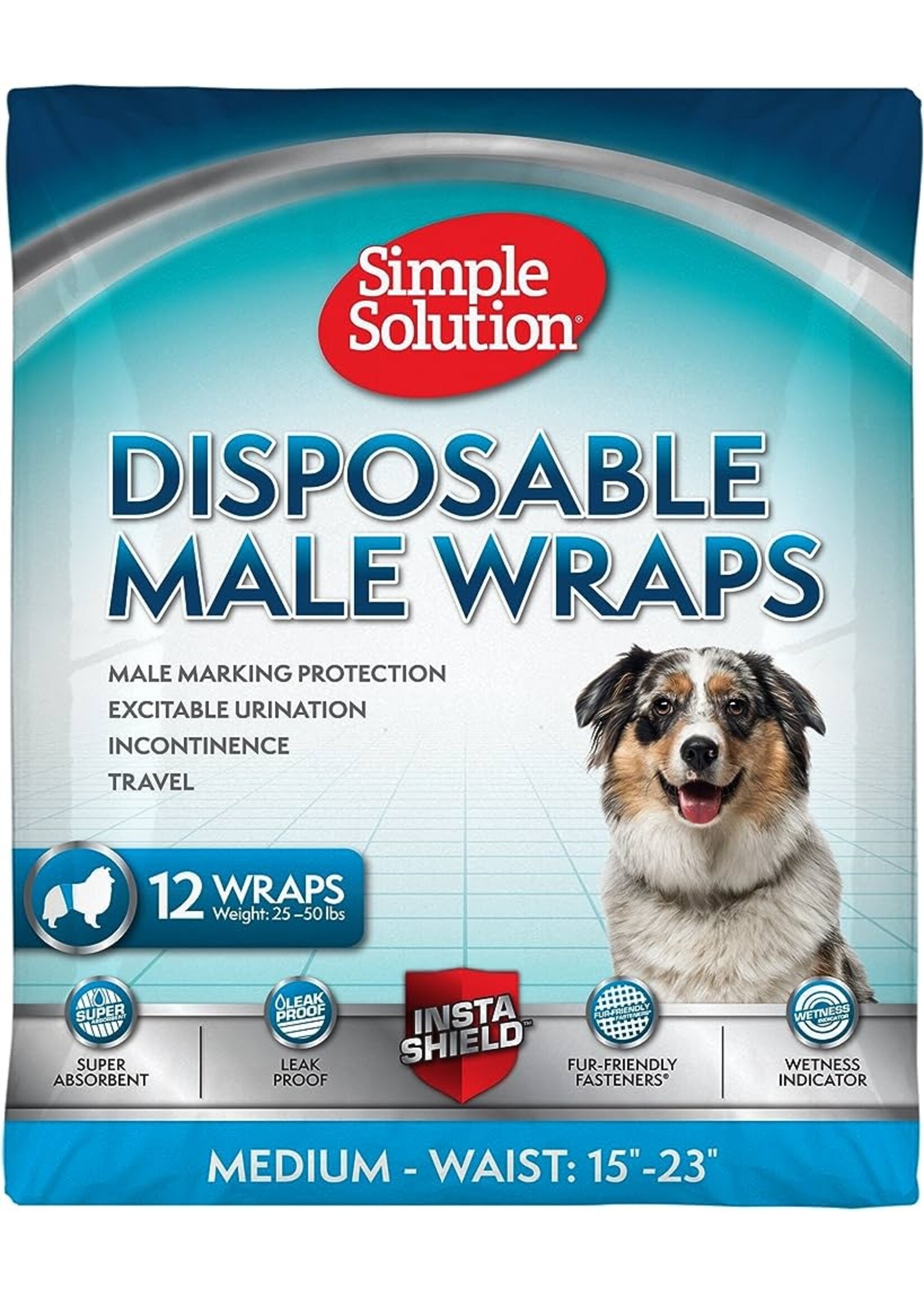 Simple Solutions Simple Solution Disposable Male Dog Wrap