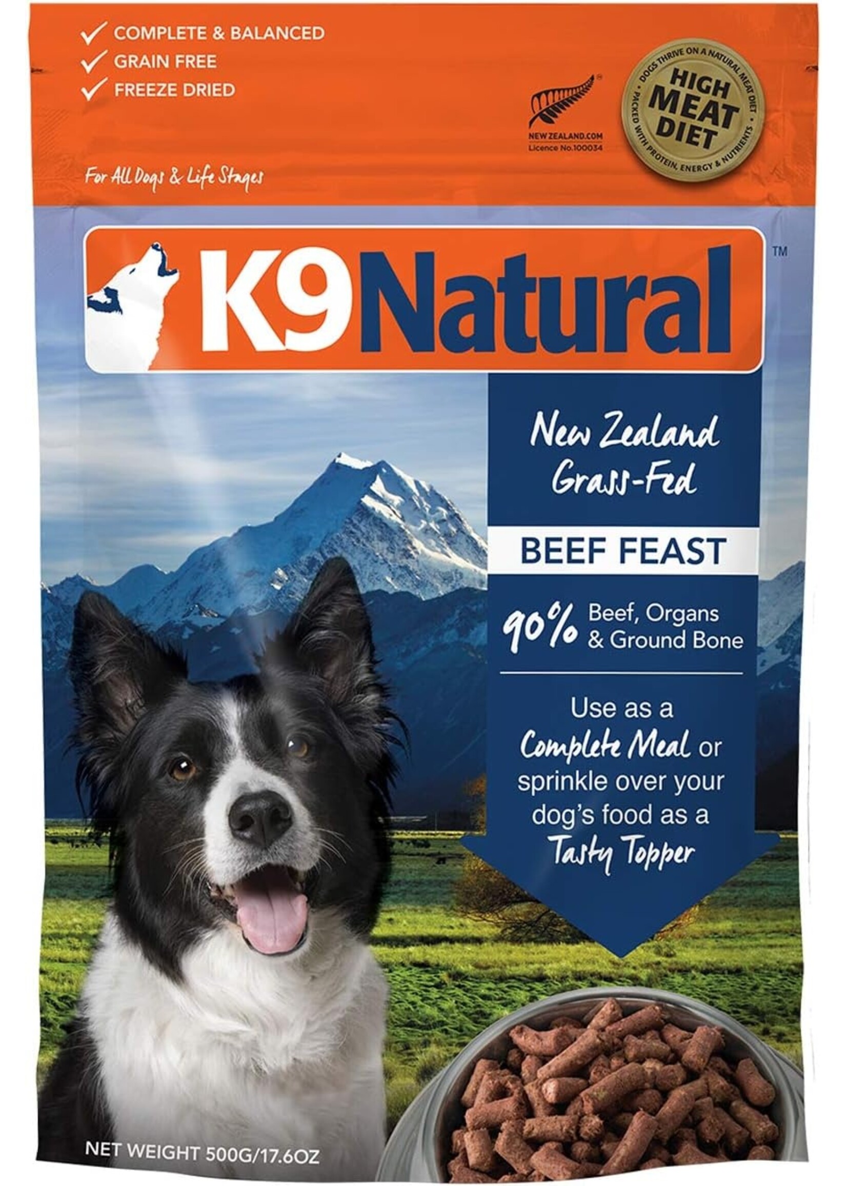 K9 Natural K9 Natural Beef Freeze Dried 500g