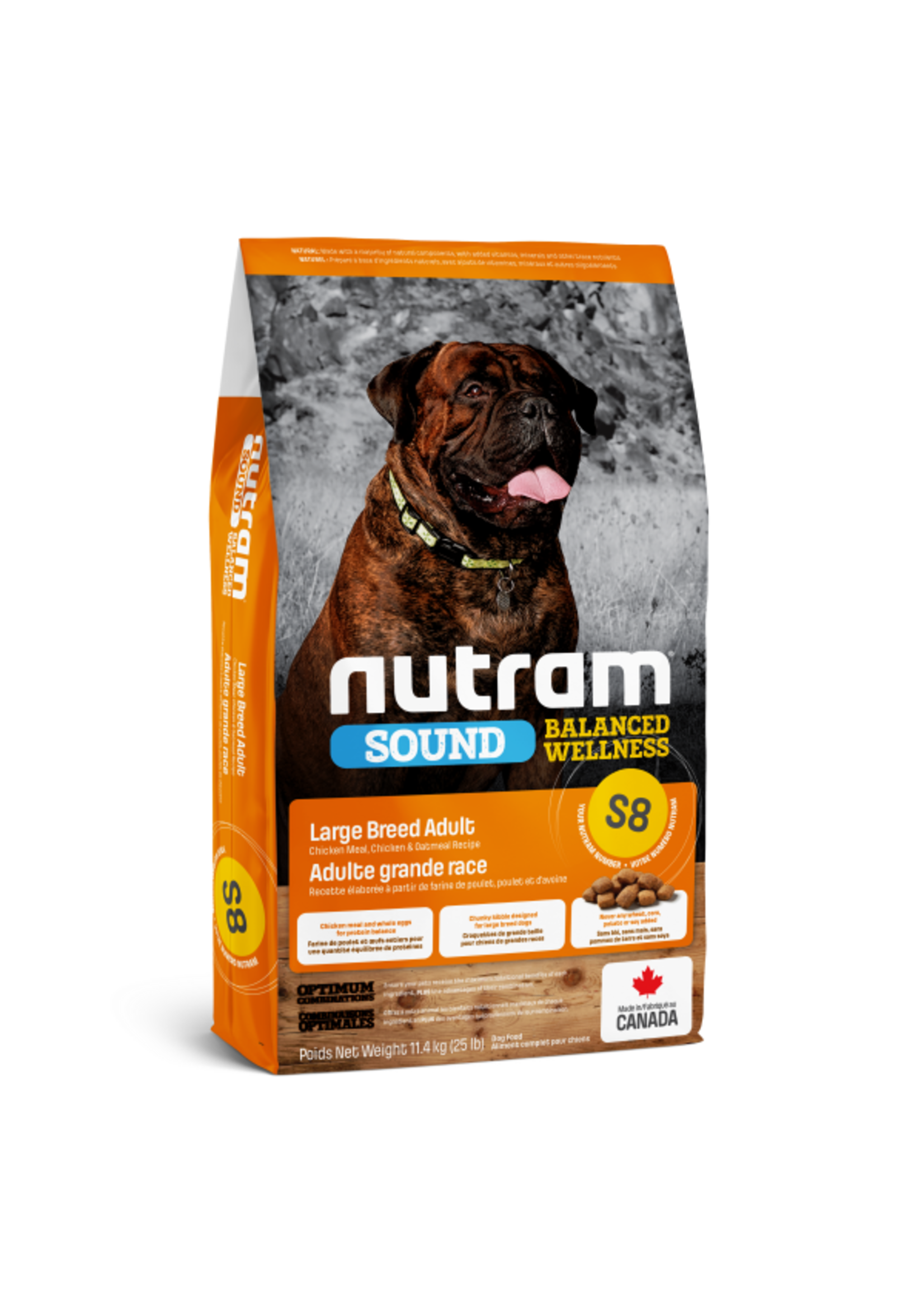 Nutram Nutram 3.0 Sound Dog S8 Large Breed Adult 11.4kg