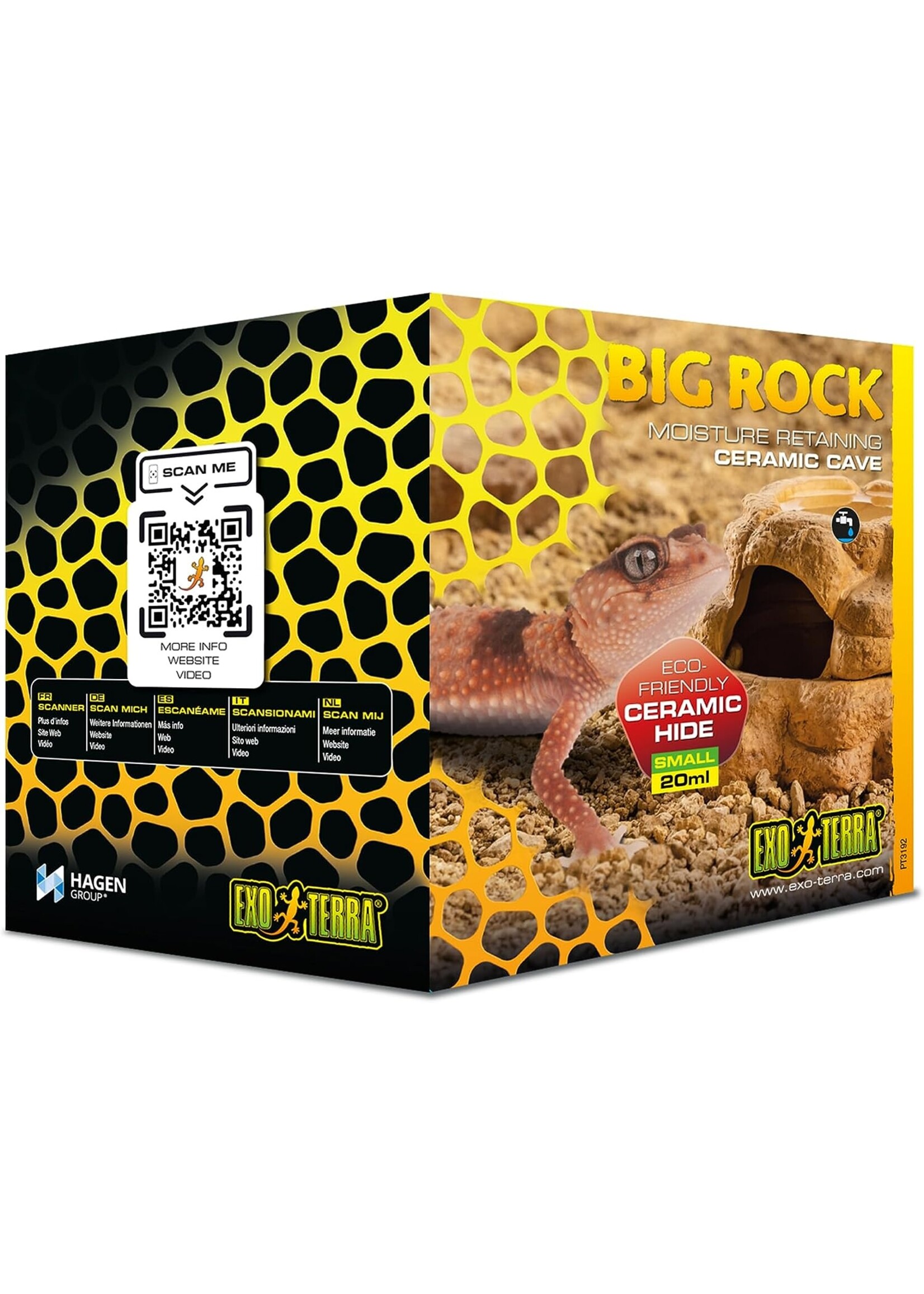 Exo Terra Exo Terra Big Rock Ceramic Cave w/ Lid